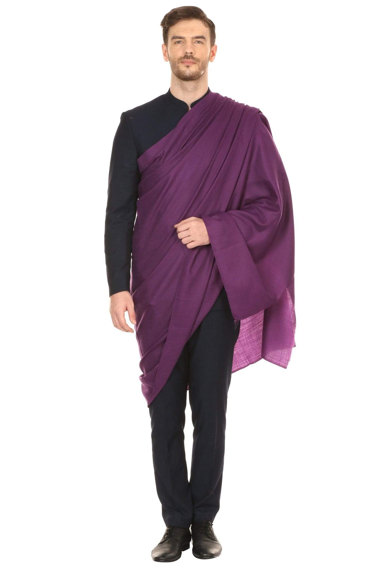 Pashtush Shawl Store Shawl Pashtush Royal and Classy Fine Wool Mens Stole