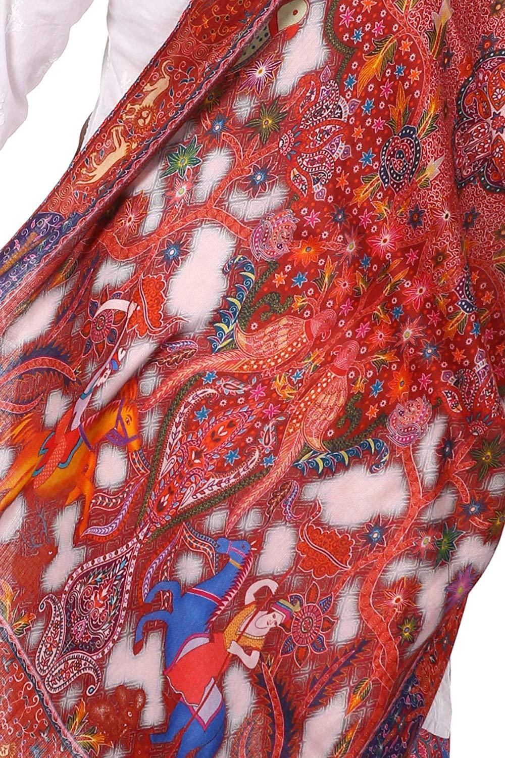Pashtush Shawl Store Stole Pashtush Women's Soft Bamboo Scarf, Casual Stole, Multicolored