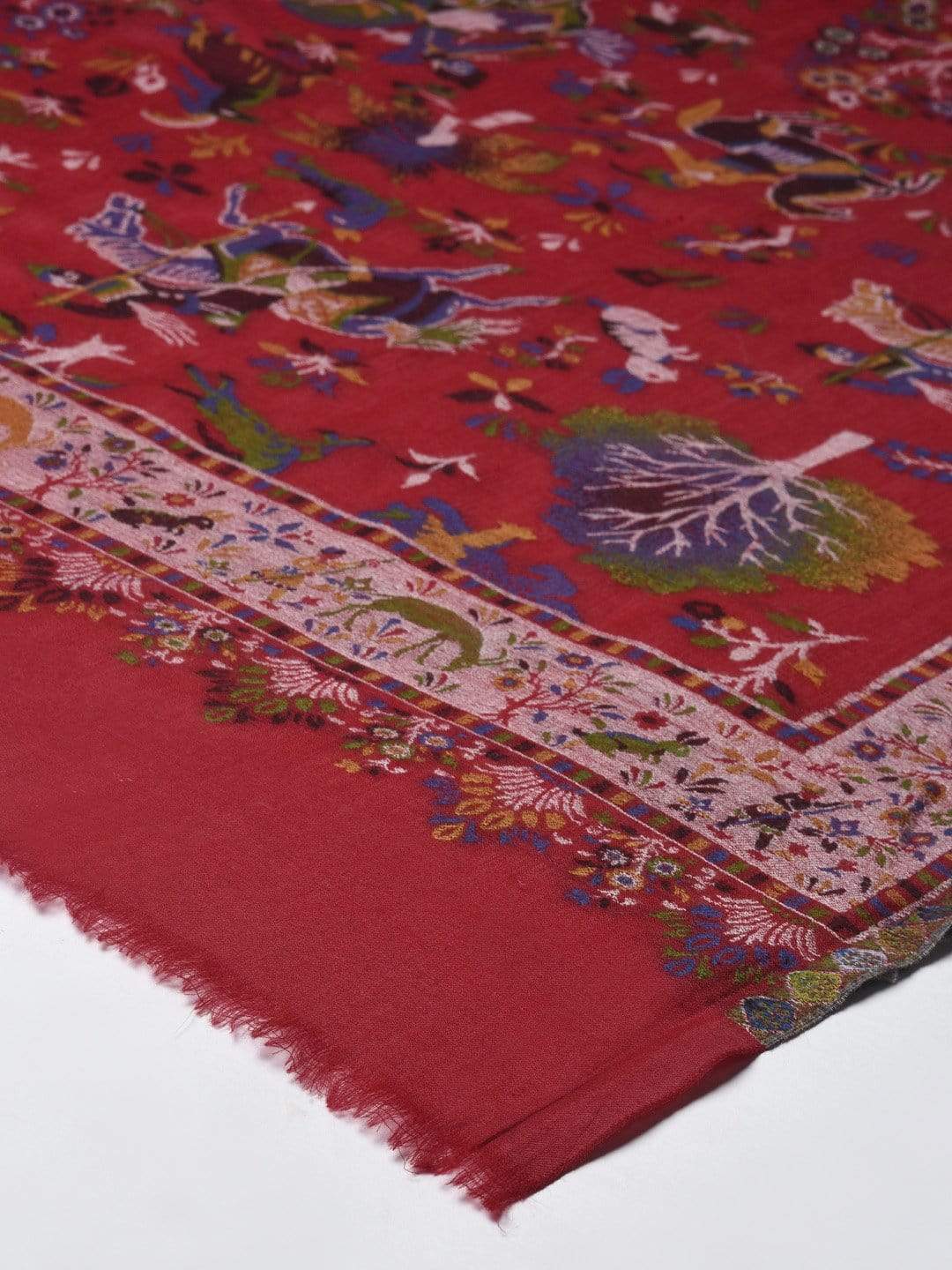 Pashtush India 100x200 Pashtush Womens Shikaardar Kaani Weave Shawl, 100% Pure Wool, with Woolmark Certificate