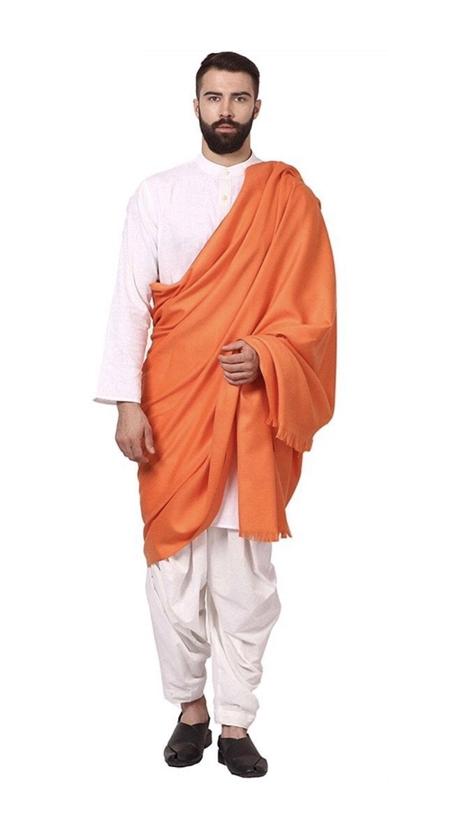 Pashtush India Shawl Pashtush Mens Kesari Shawl ( Full Size 54 x 108 inches )