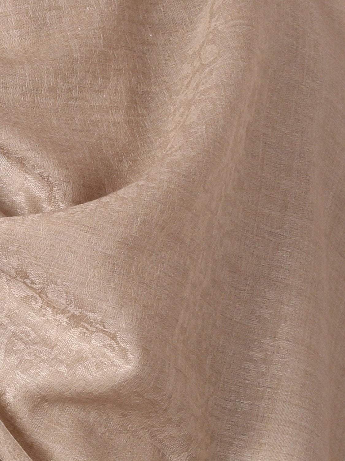Pashtush India Stole Mens Fine Wool Jacquard Scarf, sahara