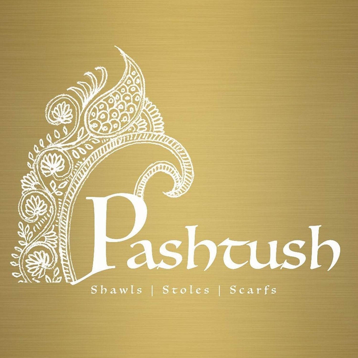 Pashtush India 114x228 Mens Kashmiri Multicoloured Embroidery Daur Shawl