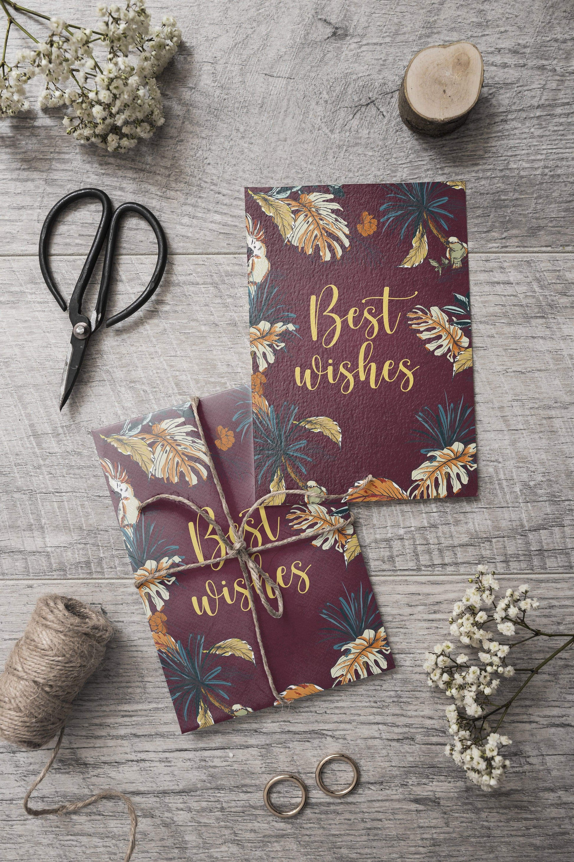 Pashtush Shawl Store Pashtush Best Wishes Note