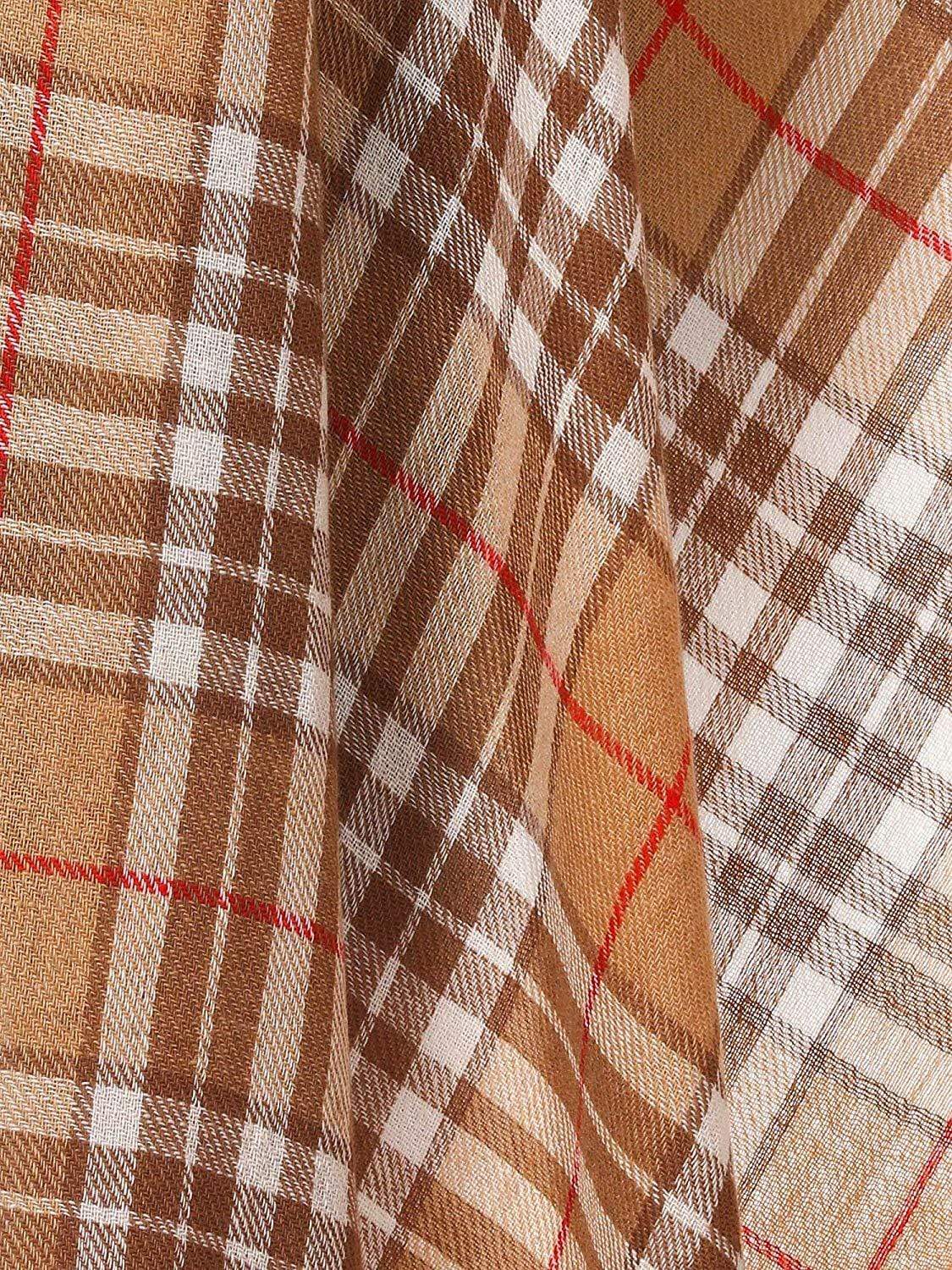 Pashtush Shawl Store Stole Pashtush Cashmere Wool Blended Muffler - Beige