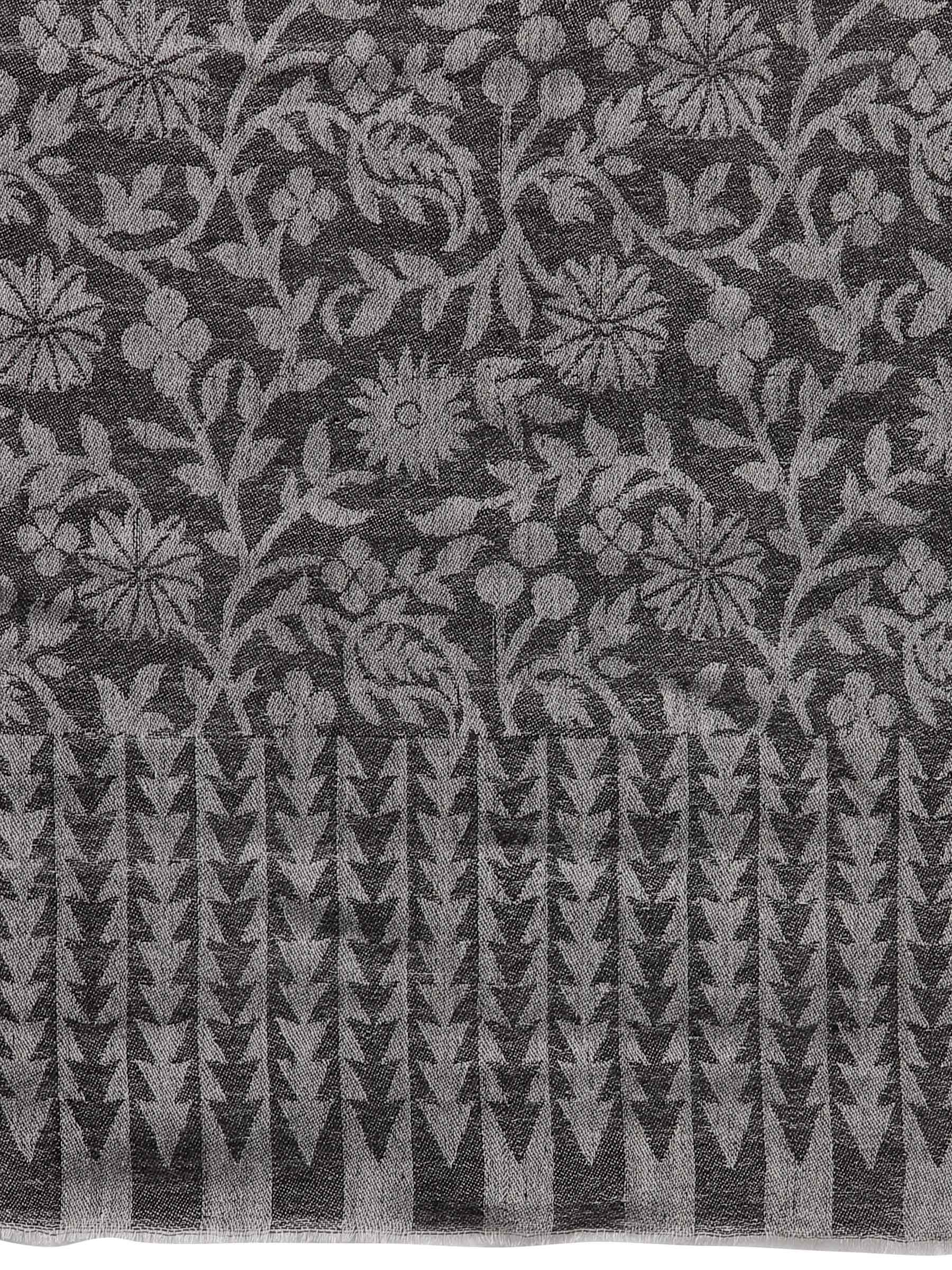 Pashtush India 70x200 Pashtush Fine Wool Luxury Floral Design Scarf, Pashmina handfeel Blended Stole