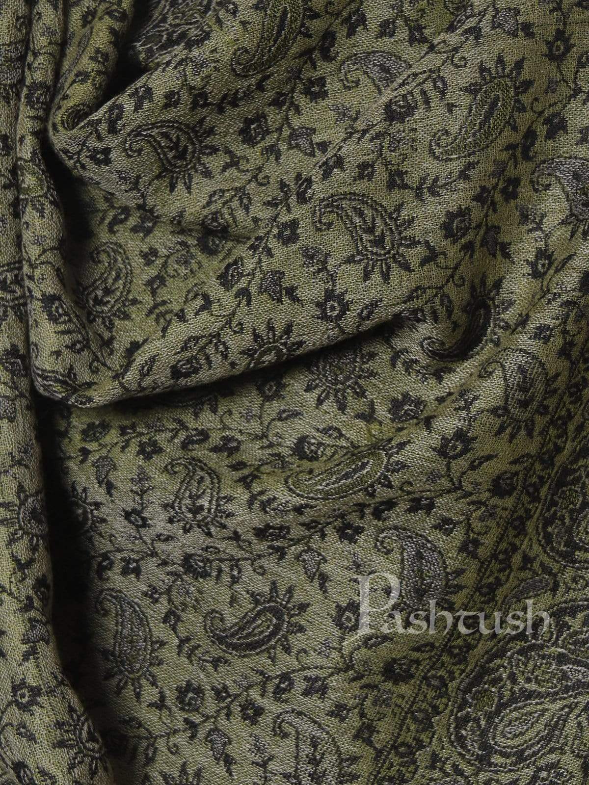 Pashtush India 70x200 Pashtush Mens Ethnic Weave Stole, Fine Wool