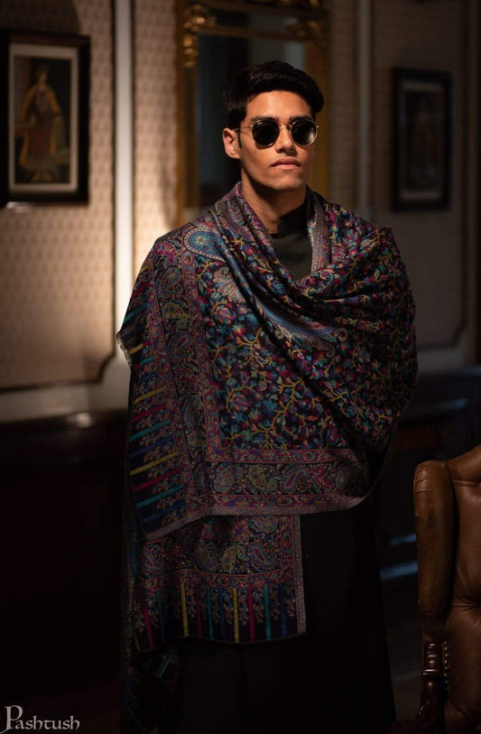Pashtush India Stole Pashtush Mens fine Soft Ethnic Stole