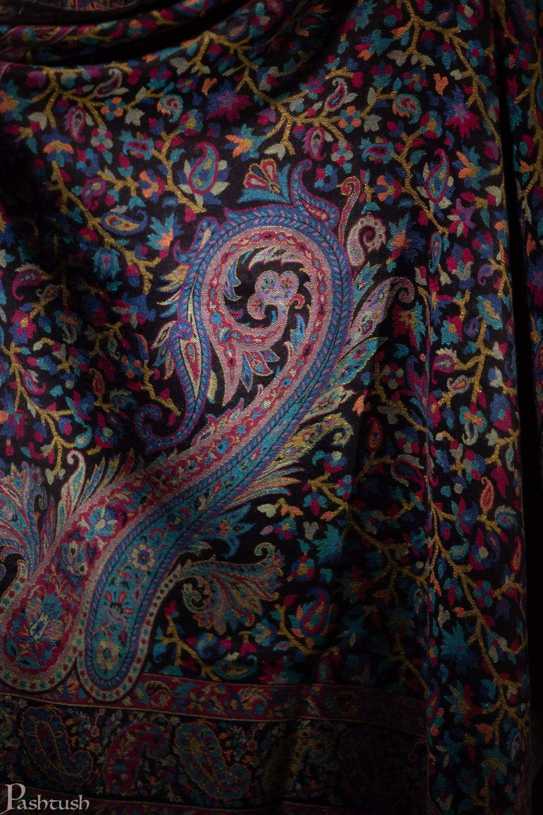 Pashtush India Stole Pashtush Mens fine Soft Ethnic Stole