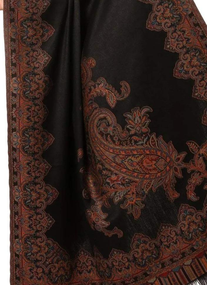 Pashtush India 70x200 Pashtush Mens fine Soft Ethnic Stole