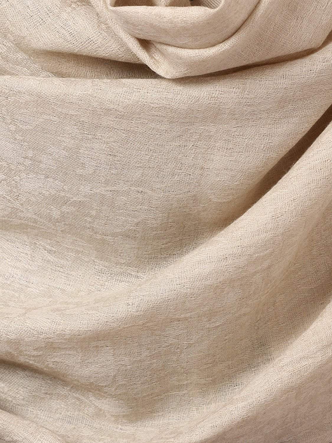 Pashtush India 70x200 Pashtush Mens Fine Wool Jacquard Muffler, sahara