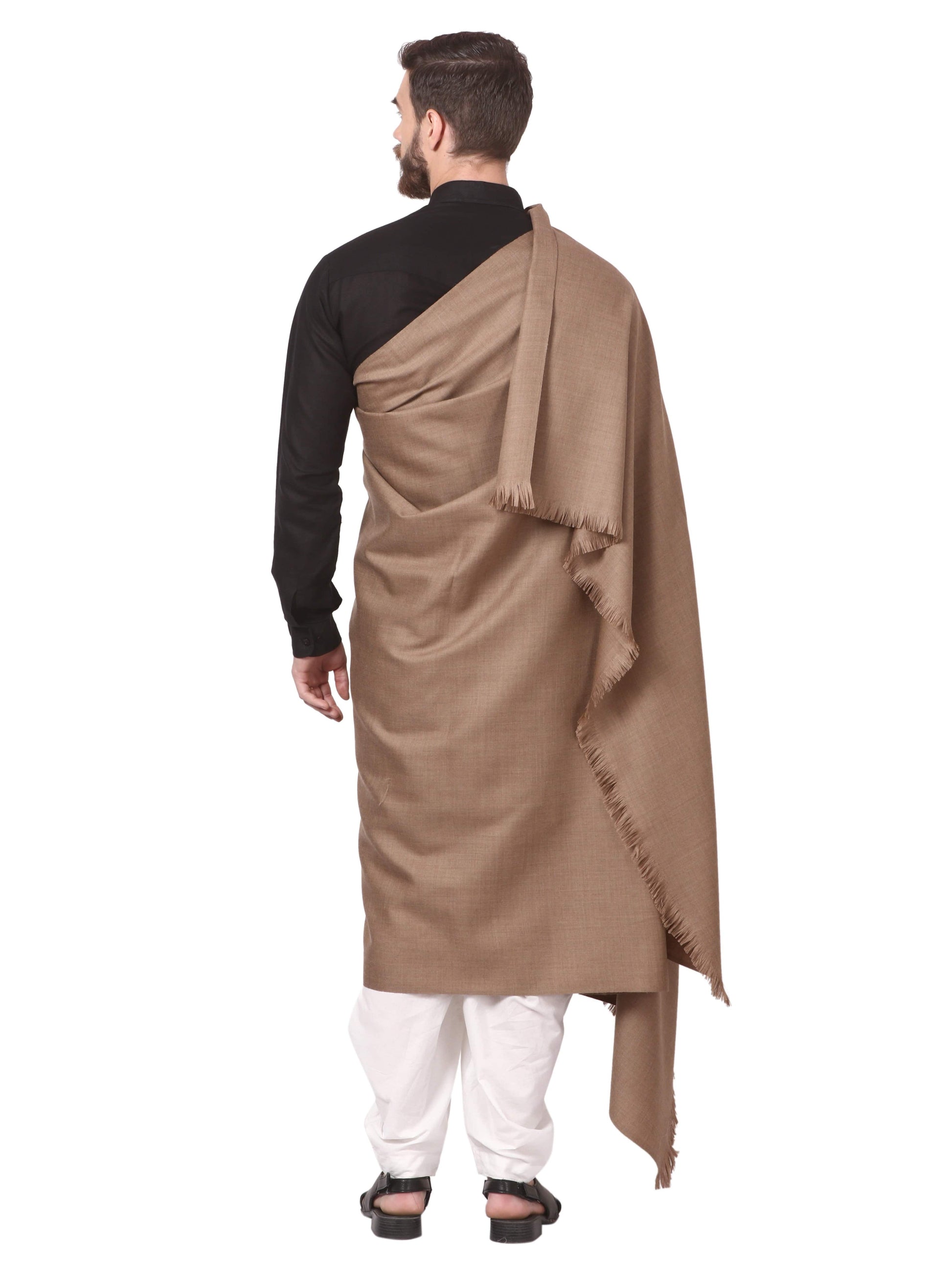 Pashtush India 127x254 Pashtush Mens Lohi, Extra Warm With Woolmark Certificate, Thick Weave