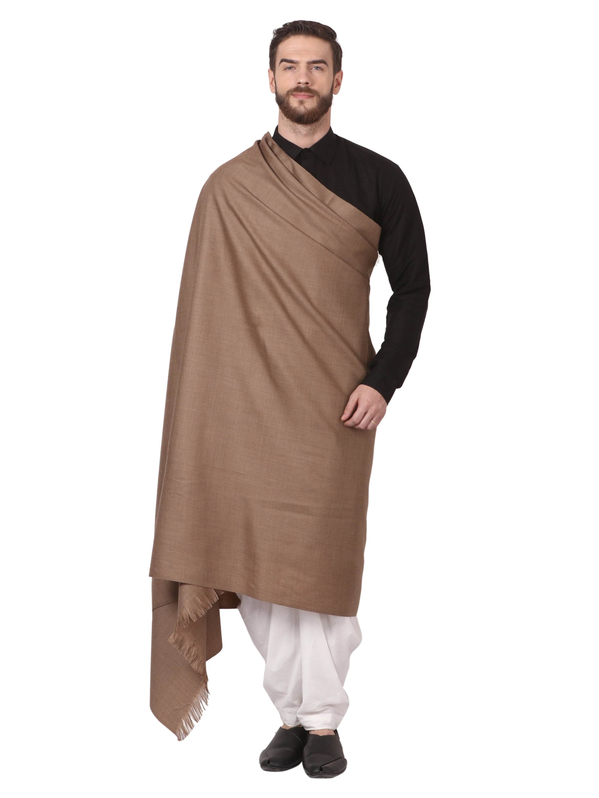 Pashtush India 127x254 Pashtush Mens Lohi, Extra Warm With Woolmark Certificate, Thick Weave