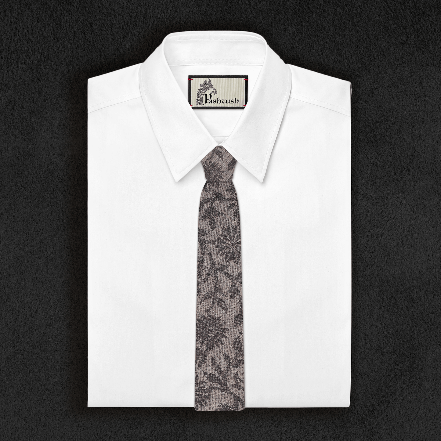 Pashtush India Tie Pashtush Mens Pashmina Necktie, Jacquard Ties for Men, Free Size