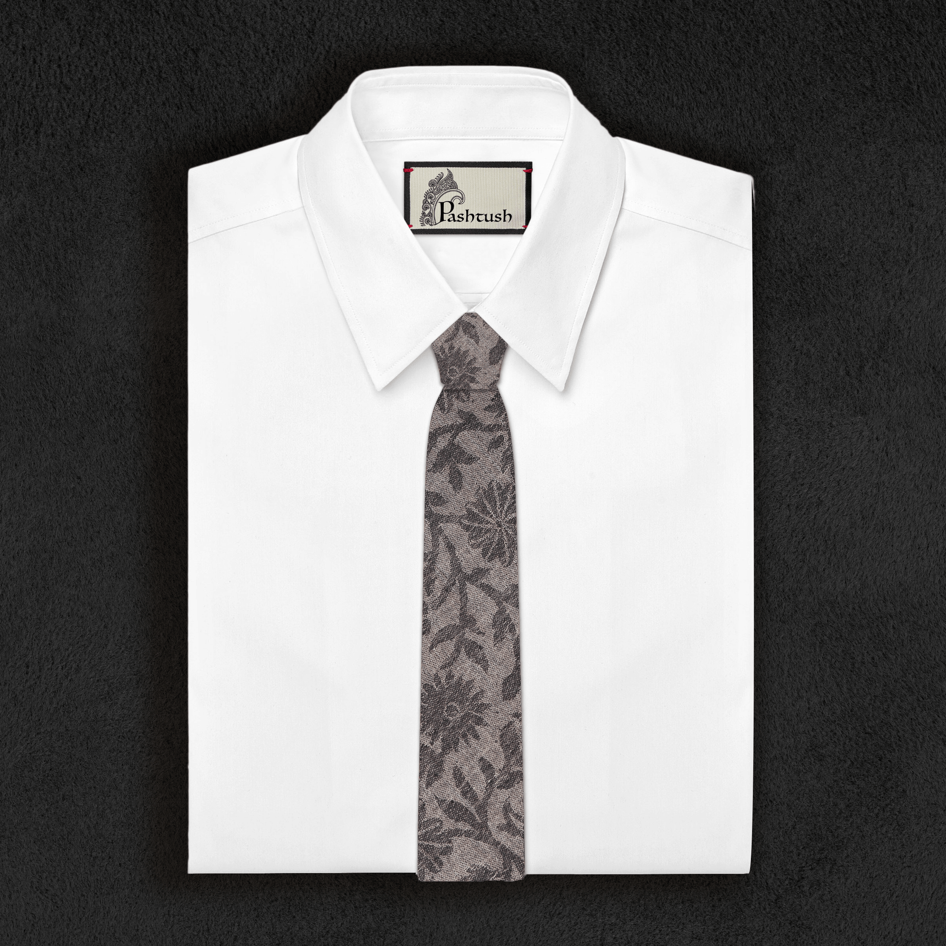 Pashtush India Tie Pashtush Mens Pashmina Necktie, Jacquard Ties for Men, Free Size
