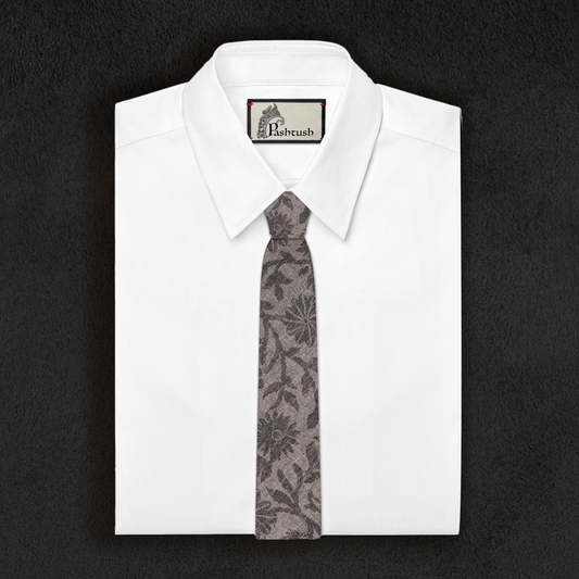 Pashtush India Tie Pashtush Mens Pashmina Necktie, Jacquard Ties for Men, Free Size