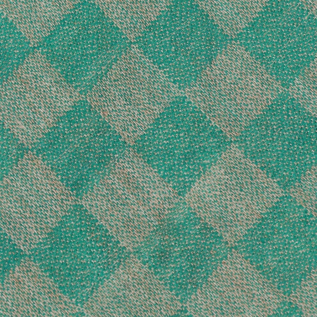 Pashtush Shawl Store Tie Pashtush Mens Pashmina Necktie, Soft and Luxurious, Checkered Design, Free Size, Marlon Green