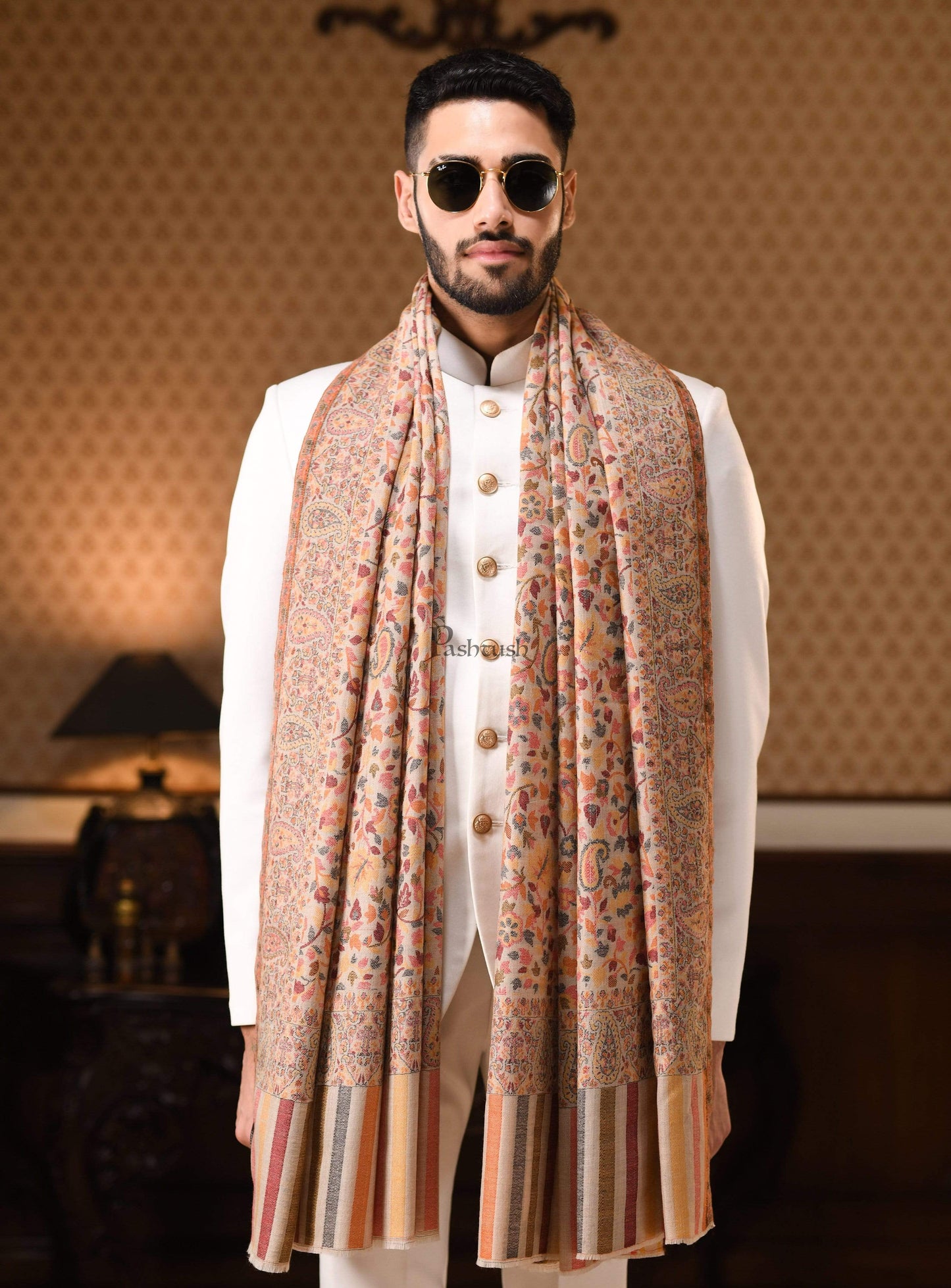 Pashtush India 0 Pashtush Mens Shawl