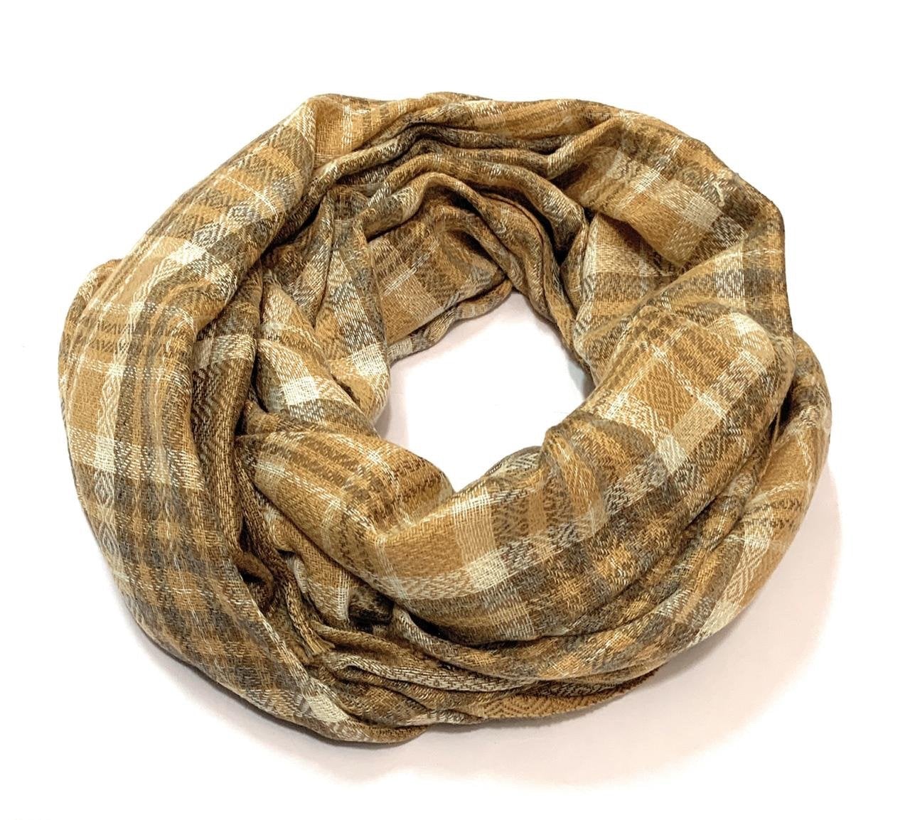 Pashtush Shawl Store Stole Pashtush Mens Soft Wool Muffler - Amber