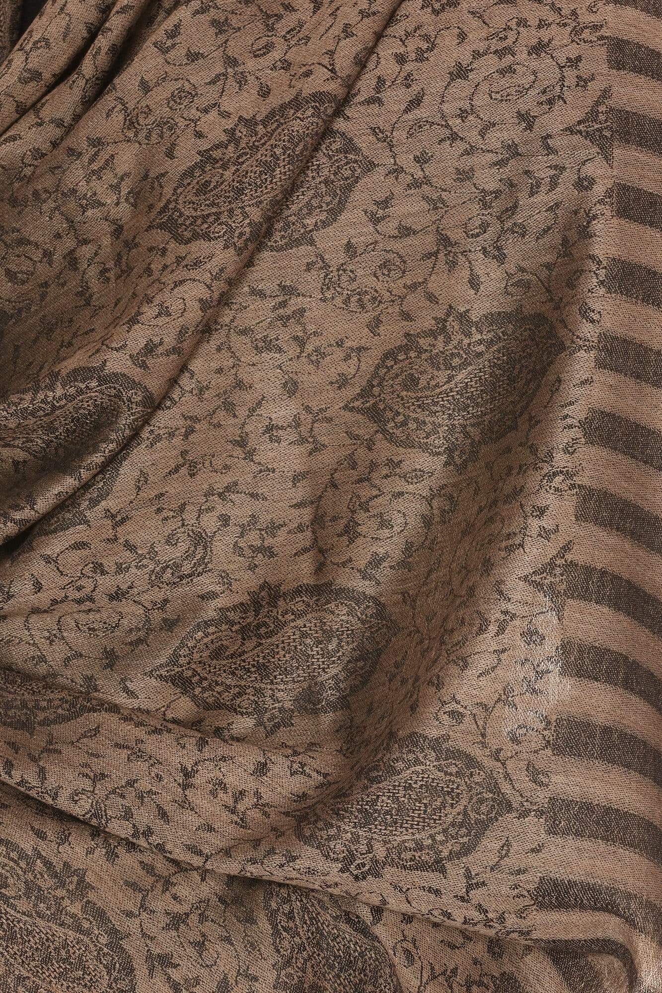 Pashtush Shawl Store Stole Pashtush Mens Stole Scarf, Extra Soft Wool - Taupe
