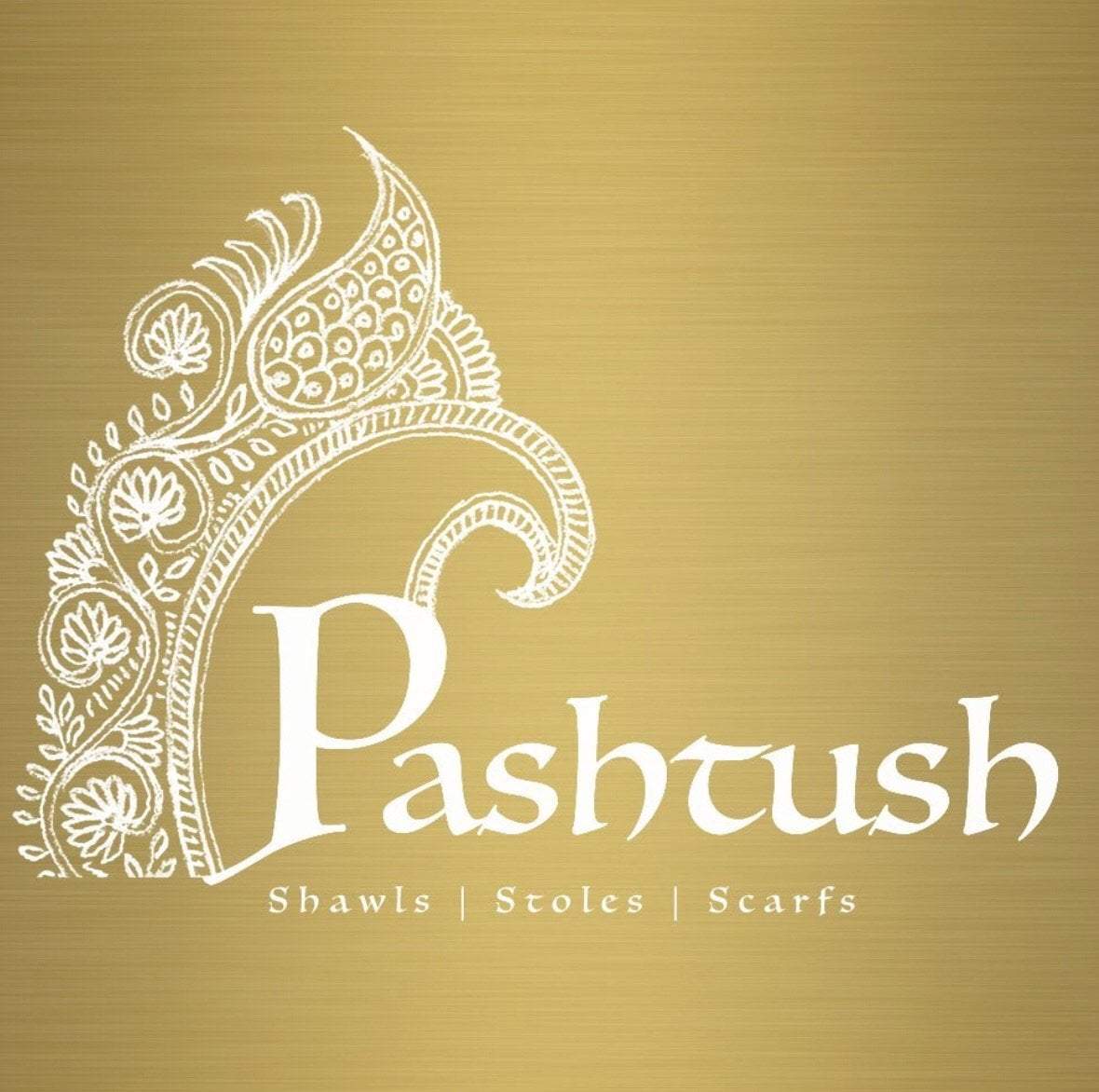 Pashtush Store Shawl Pashtush Mens Super Fine Ring Shawl, full size 54x108 inches - Dark Beige