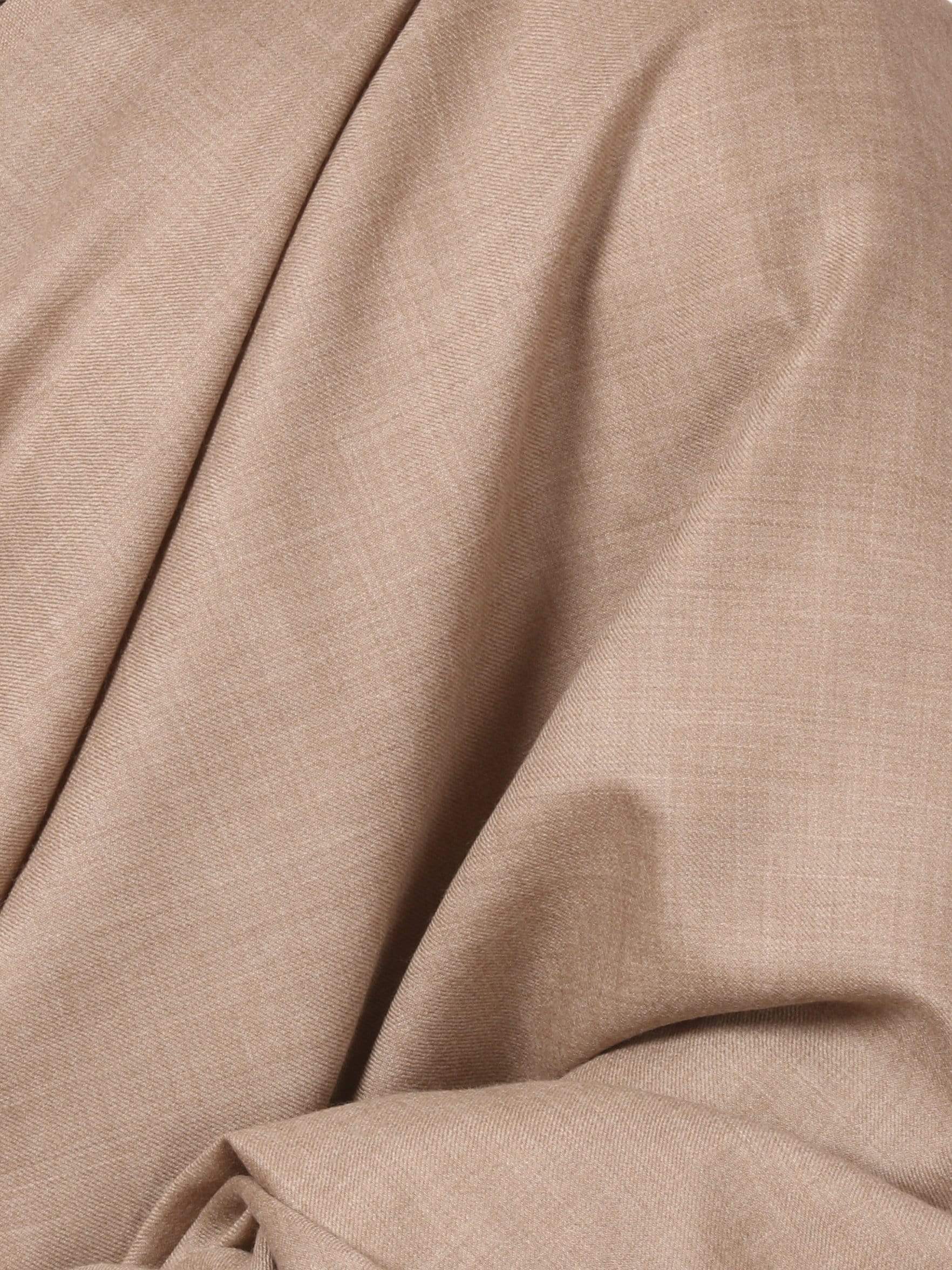 Pashtush India 114x228 Pashtush Mens Thick Blended Wool Lohi, Mens Shawl with 50% Wool, Desert Sand