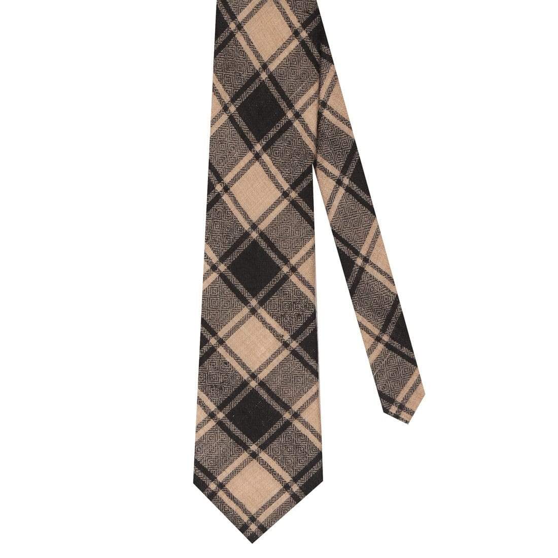 Pashtush Shawl Store Tie Pashtush Mens Woven Jacquard Necktie, Tie for men, Classic Colours, Free Size, Black