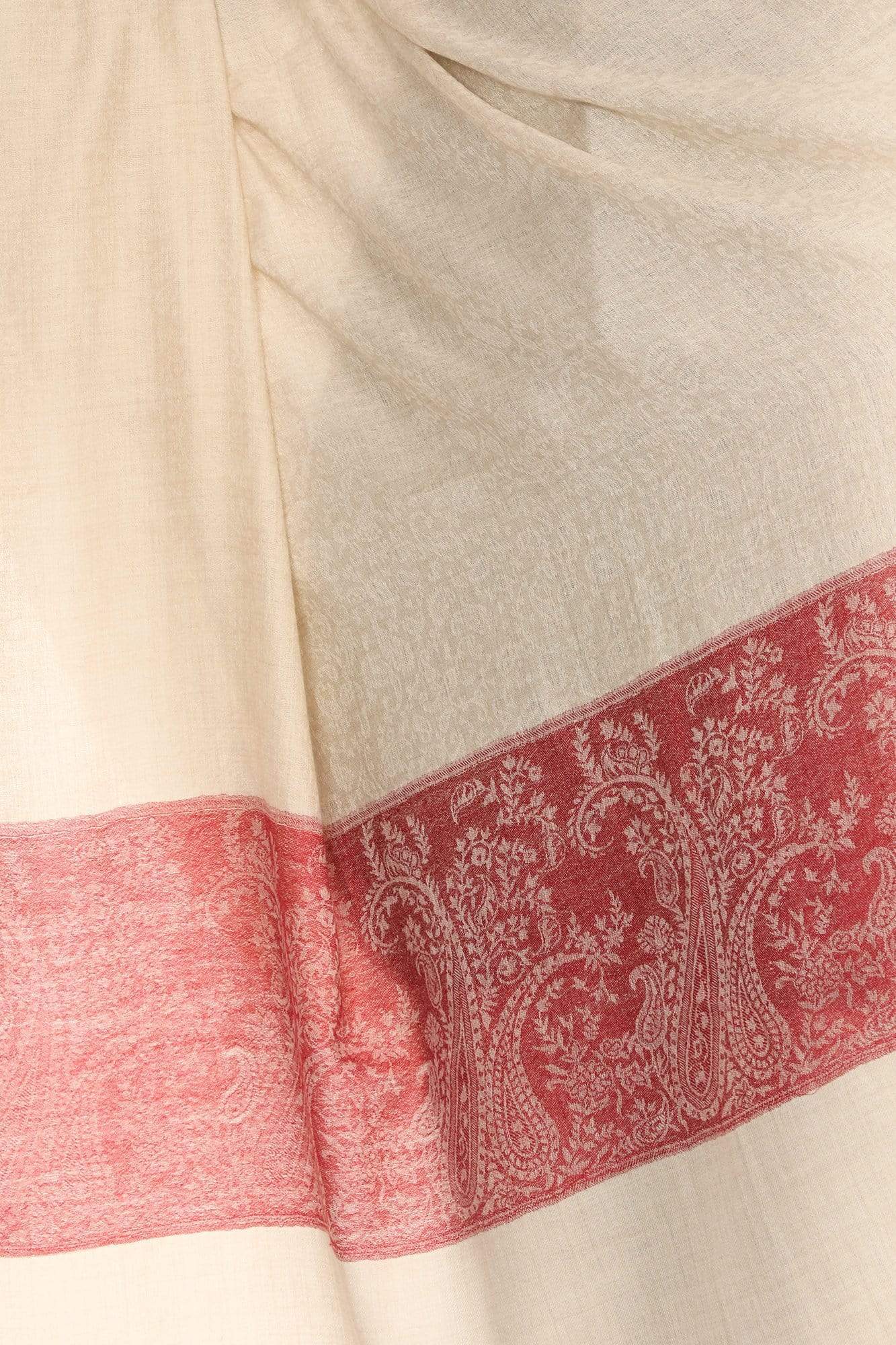 Pashtush India 114x228 Pashtush Mens Woven Jacquard Shawl, Fine Wool, Extra Soft and Warm