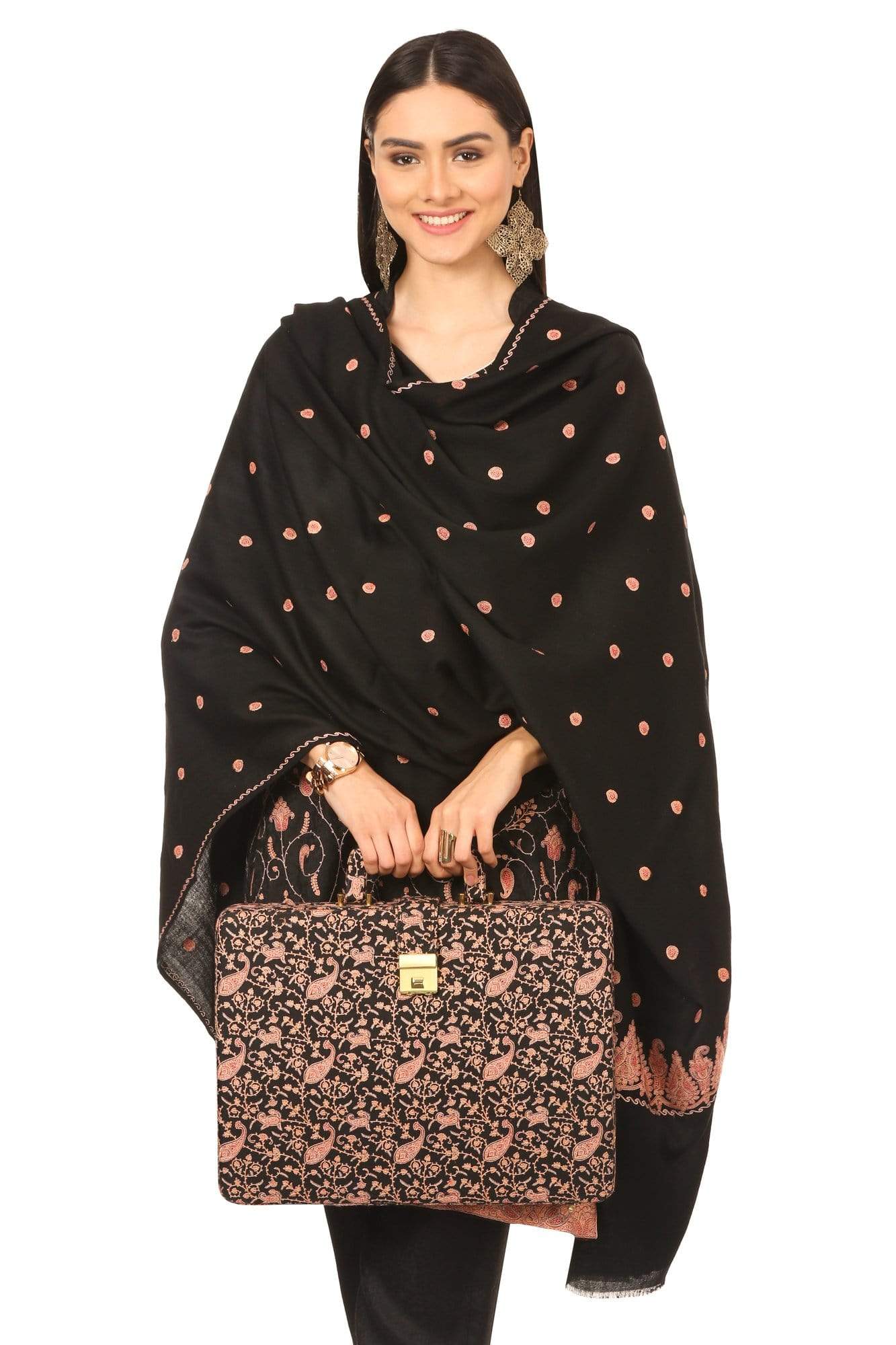 Pashtush Shawl Store Bag Pashtush Pashmina Hand Crafted Embroidery Bag