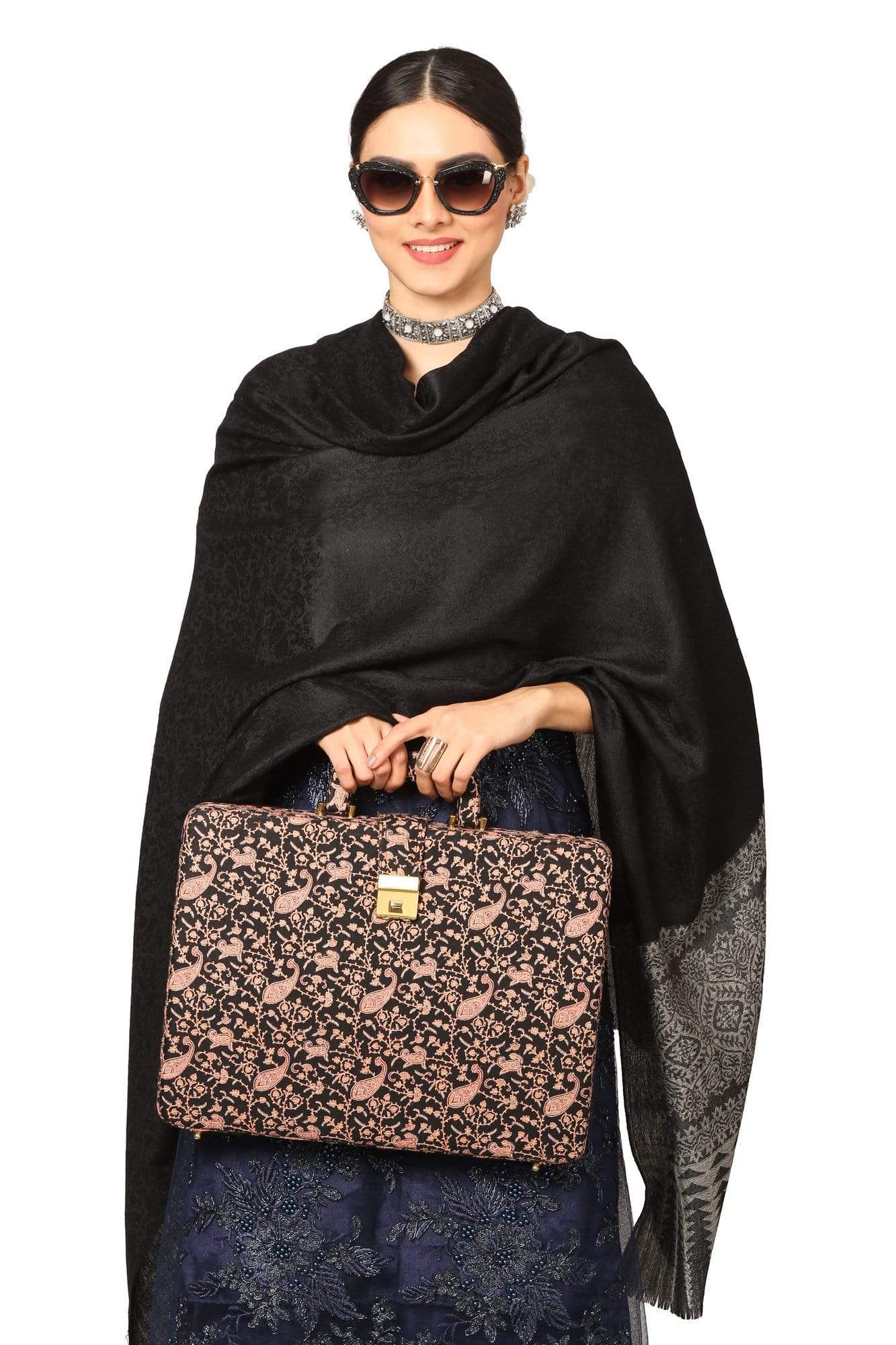Pashtush Shawl Store Bag Pashtush Pashmina Hand Crafted Embroidery Bag