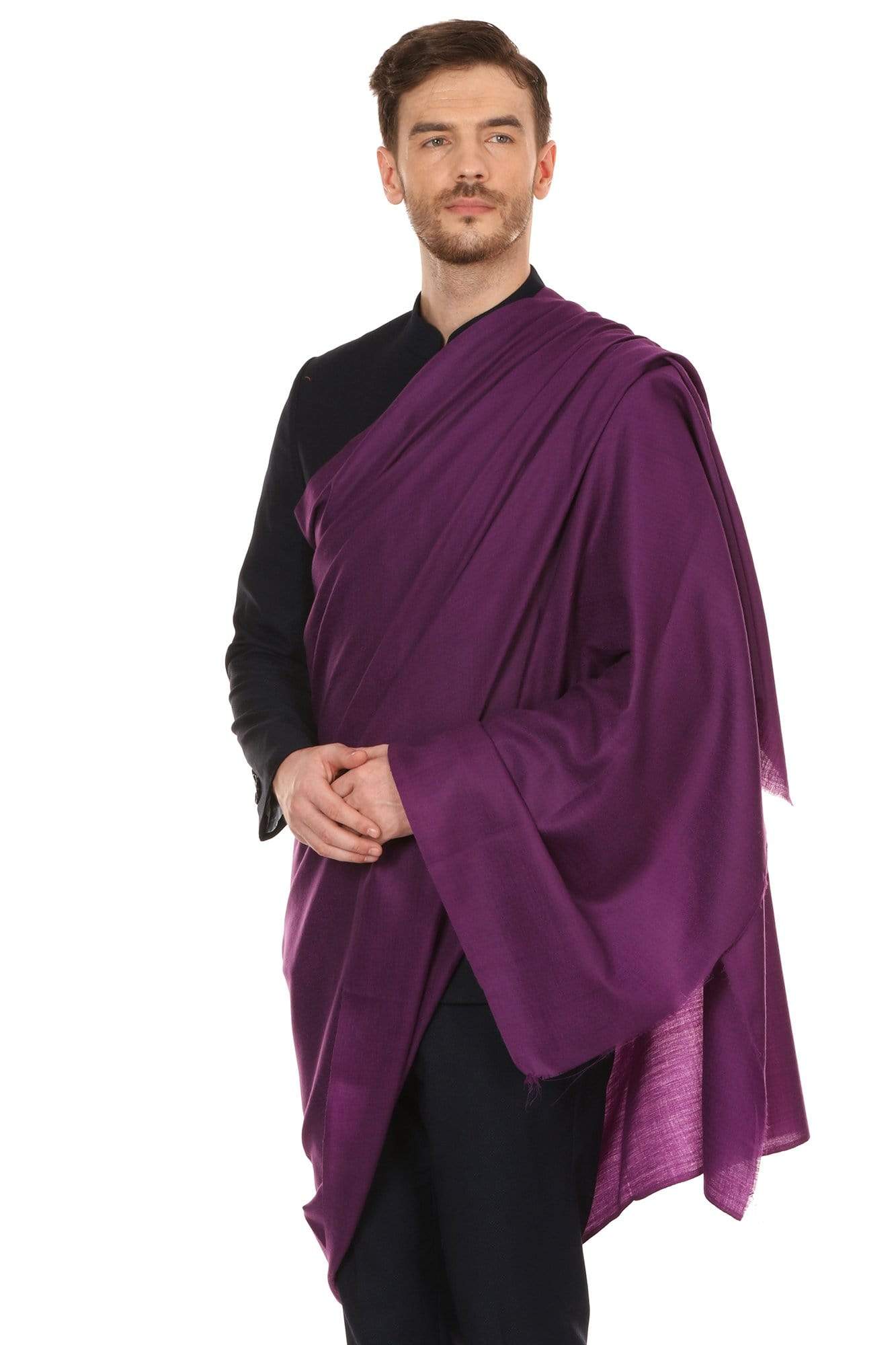 Pashtush Shawl Store Shawl Pashtush Royal and Classy Fine Wool Mens Stole