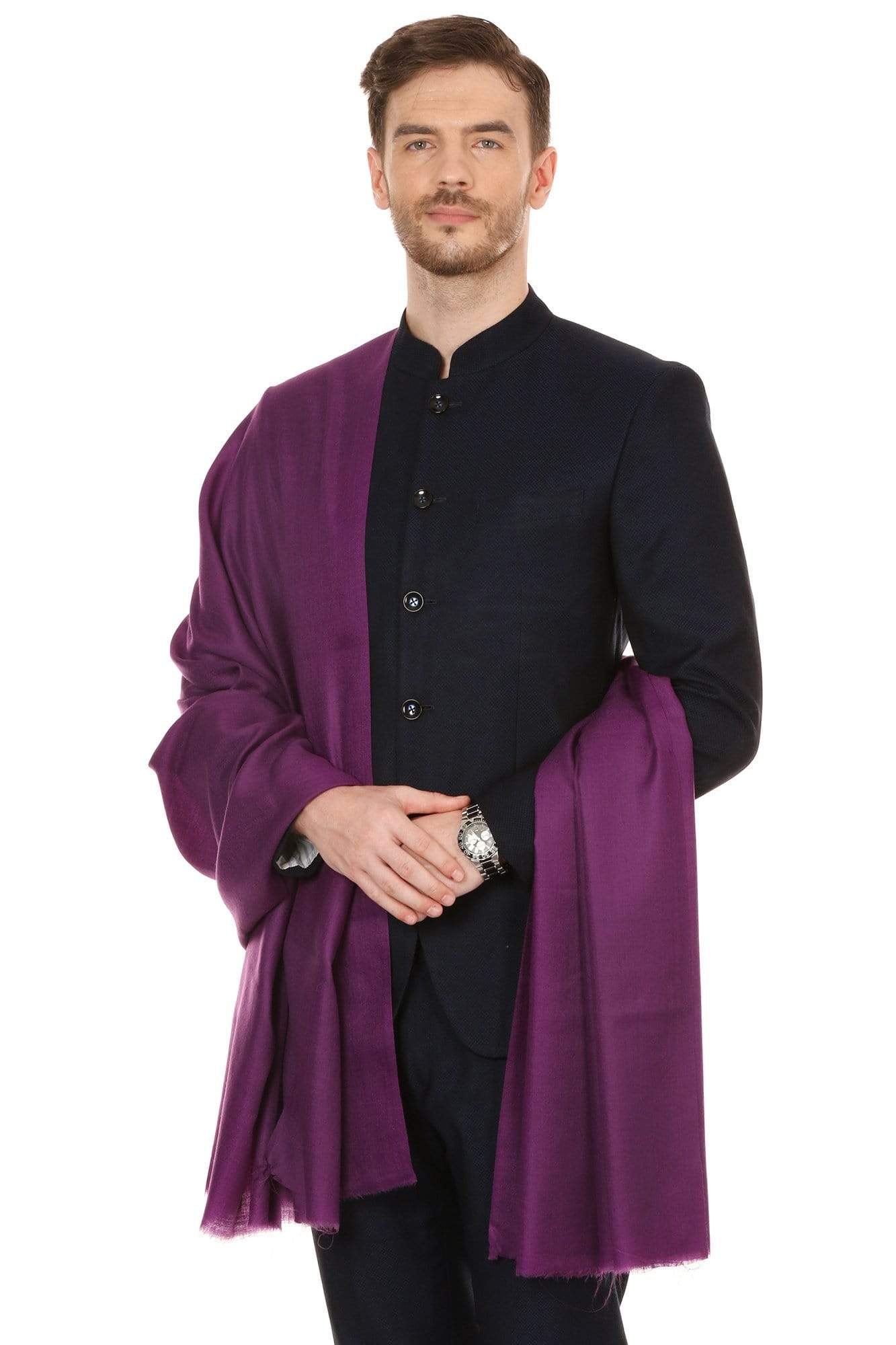 Pashtush Shawl Store Shawl Pashtush Royal and Classy Fine Wool Mens Stole