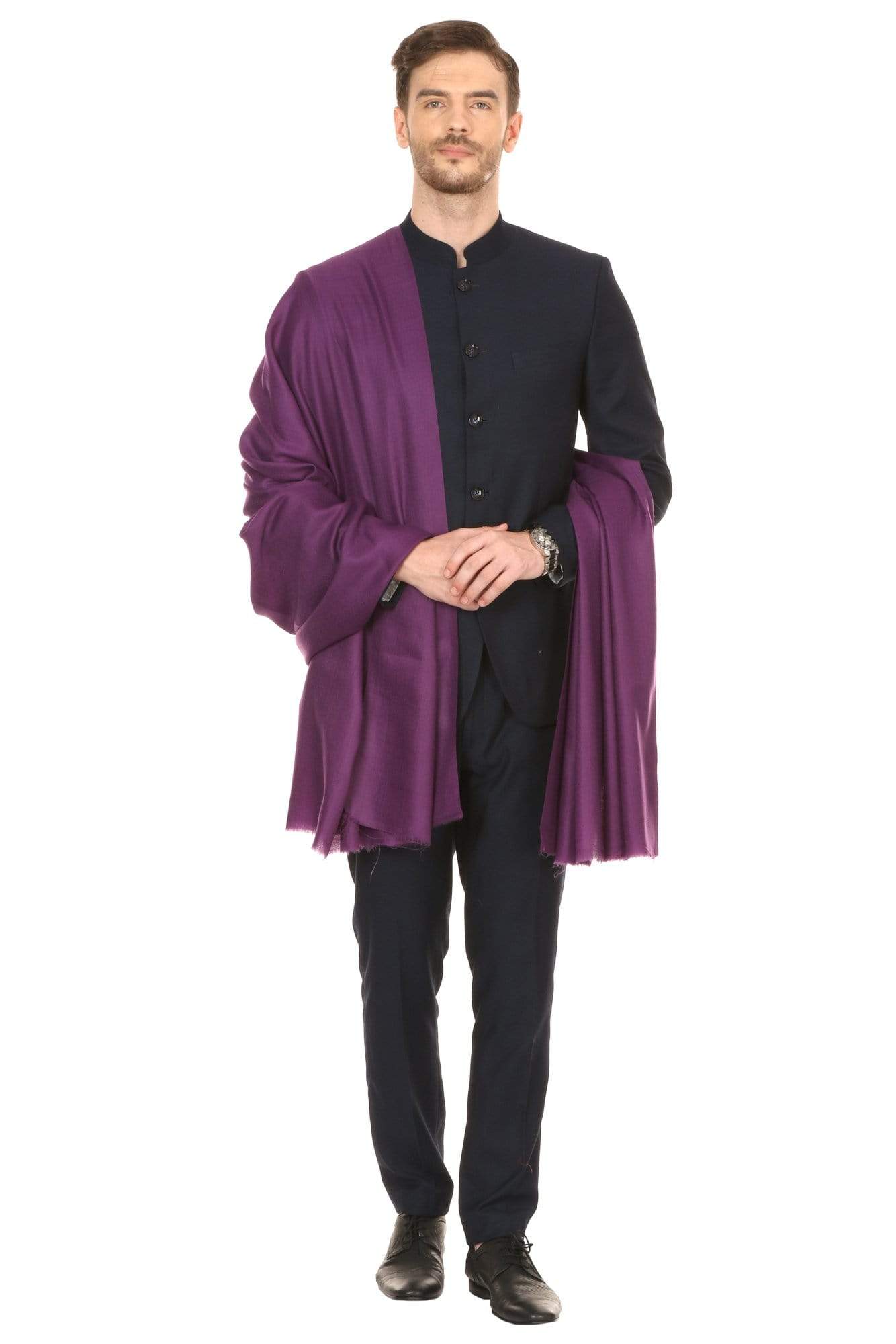 Pashtush Shawl Store Shawl Pashtush Royal and Classy Fine Wool Mens Stole