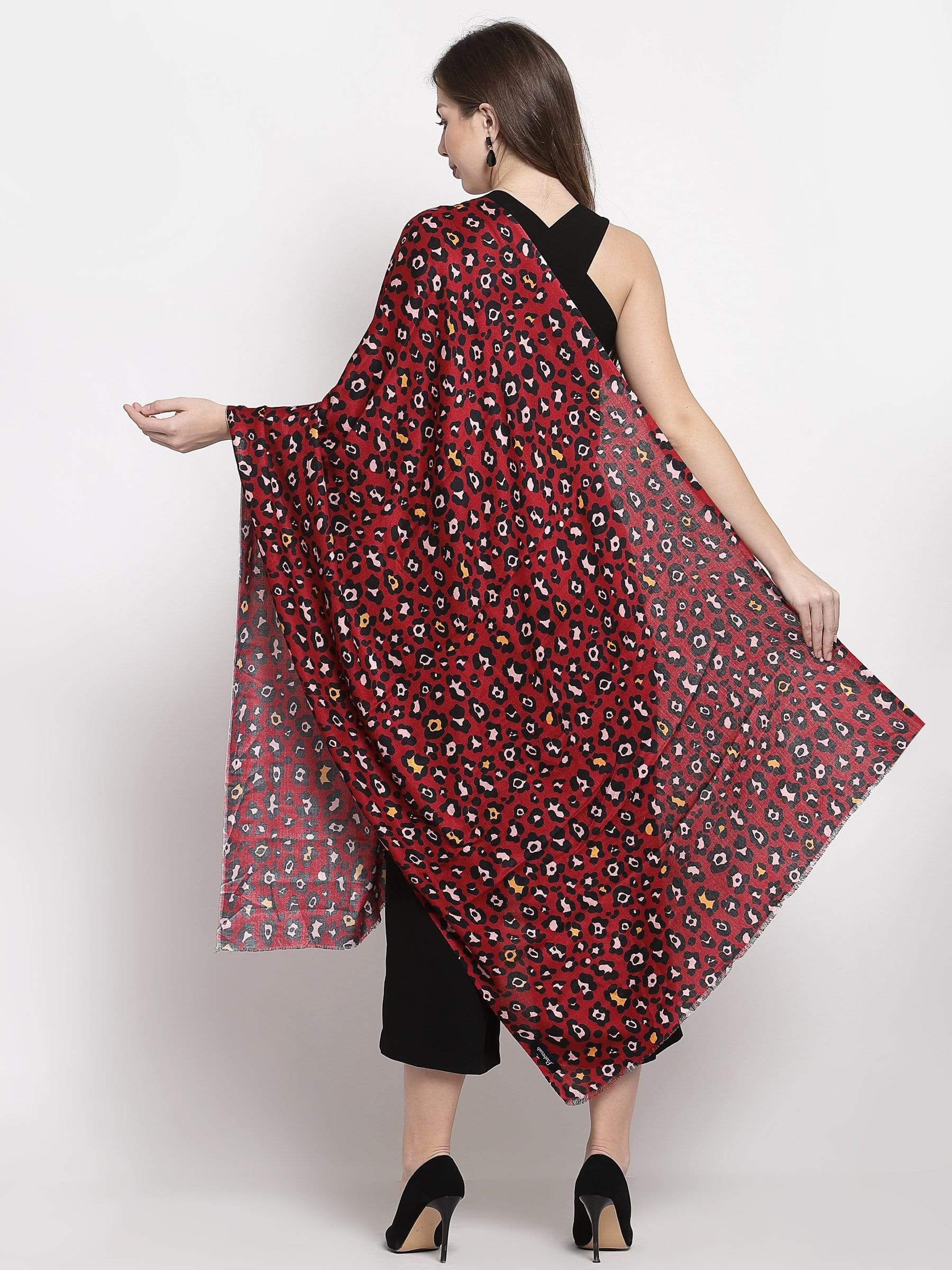 Pashtush India Scarf Pashtush Women's 100% Pure Silk, Printed Scarf - Paisley Romance