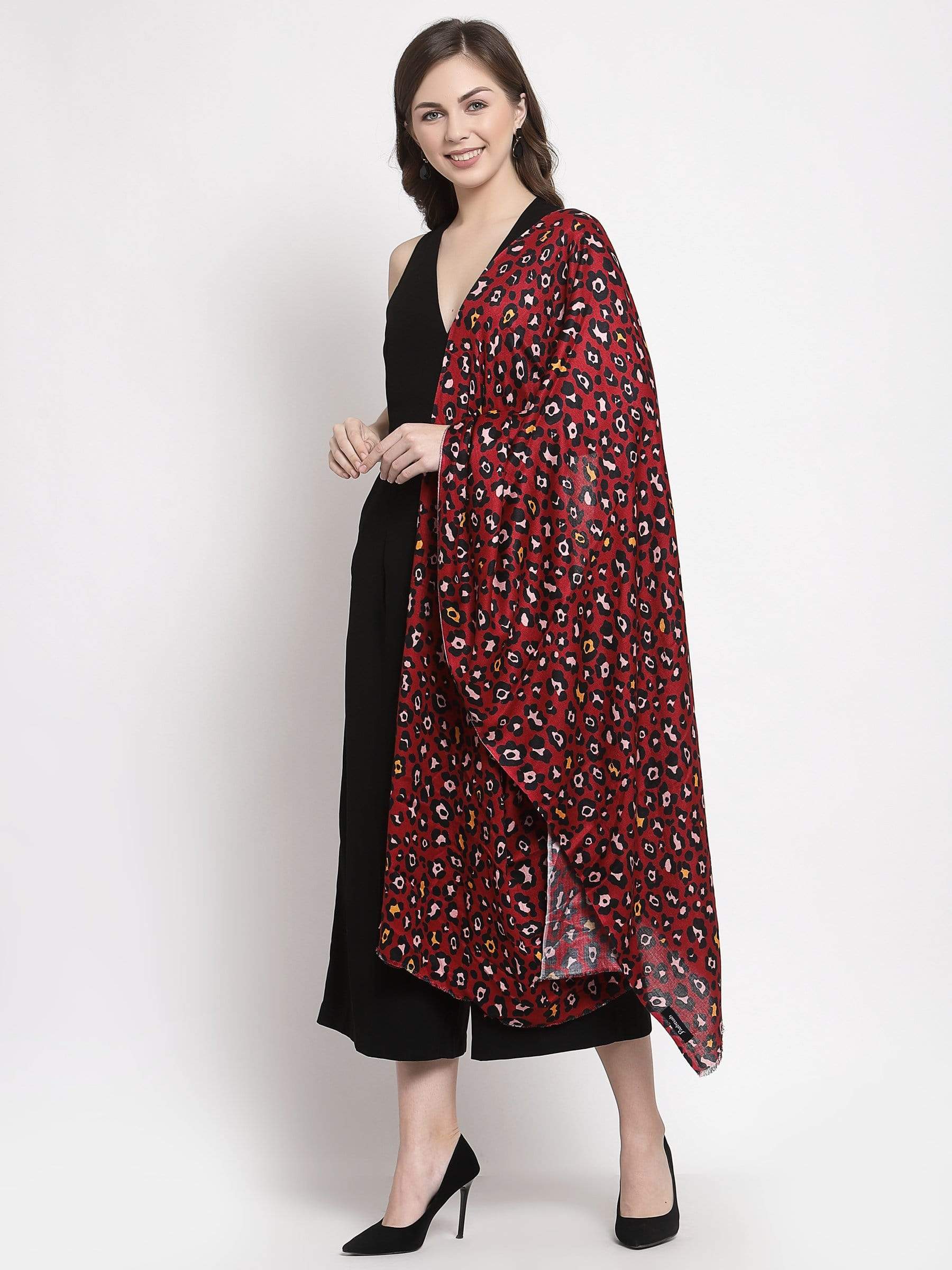Pashtush India Scarf Pashtush Women's 100% Pure Silk, Printed Scarf - Paisley Romance