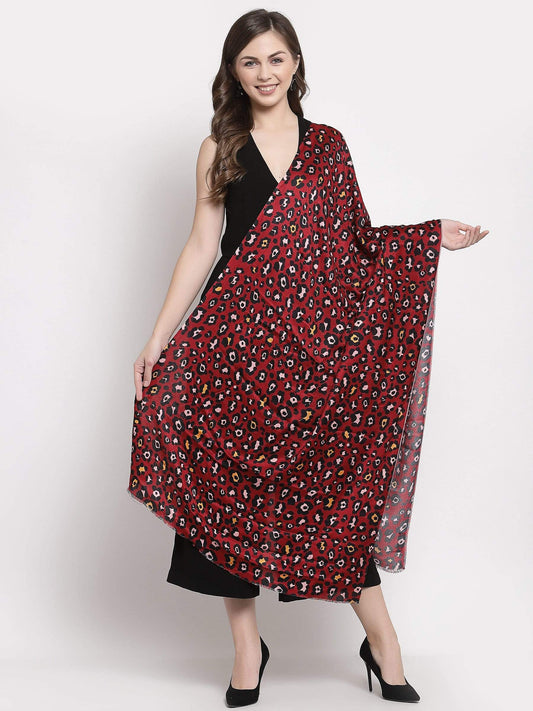 Pashtush India Scarf Pashtush Women's 100% Pure Silk, Printed Scarf - Paisley Romance