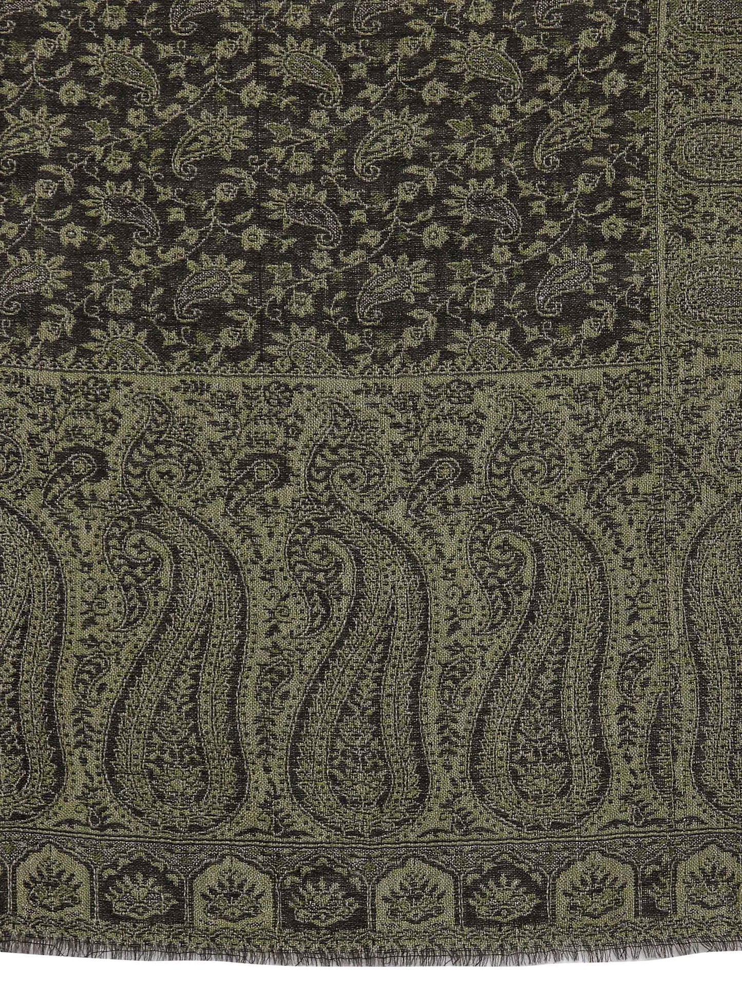 Pashtush India 70x200 Pashtush Women's Ethnic Weave Stole, Fine Wool
