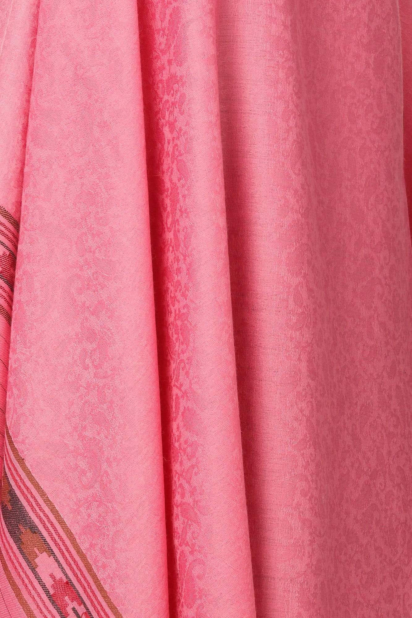 Pashtush India 100x200 Pashtush Women's Fine Wool Shawl, Soft and Warm, Kullu Design, Jacquard Weave - Gajri