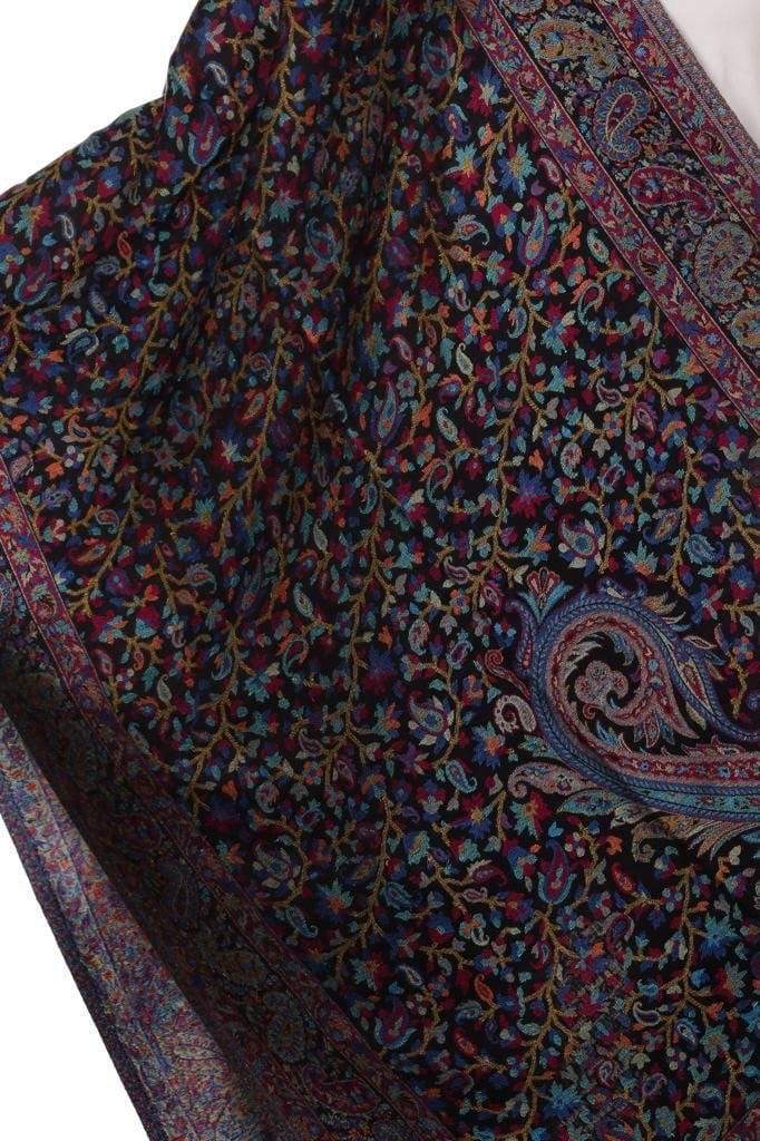 Pashtush India 70x200 Pashtush Women's Kaani Design, Soft Bamboo Scarf, Casual Stoles - Multicolored