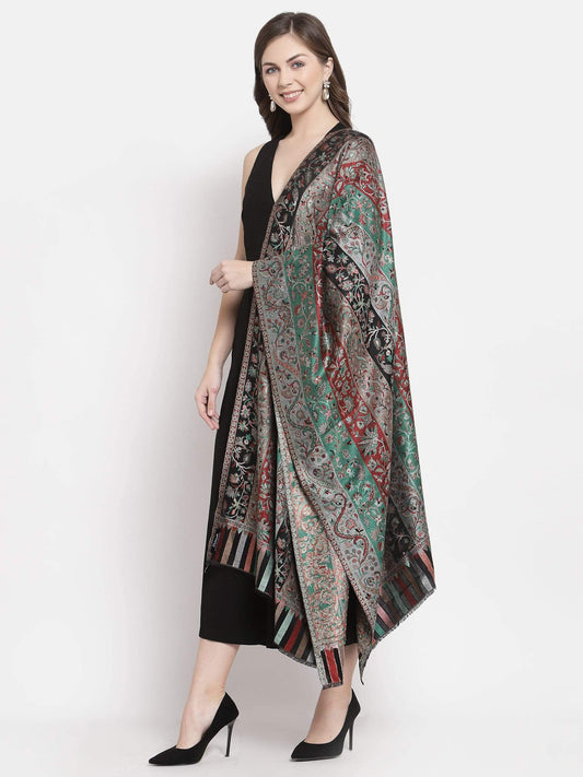 Pashtush India 70x200 Pashtush Women's Kaani Design, Soft Bamboo Scarf, Casual Stoles, Wraps