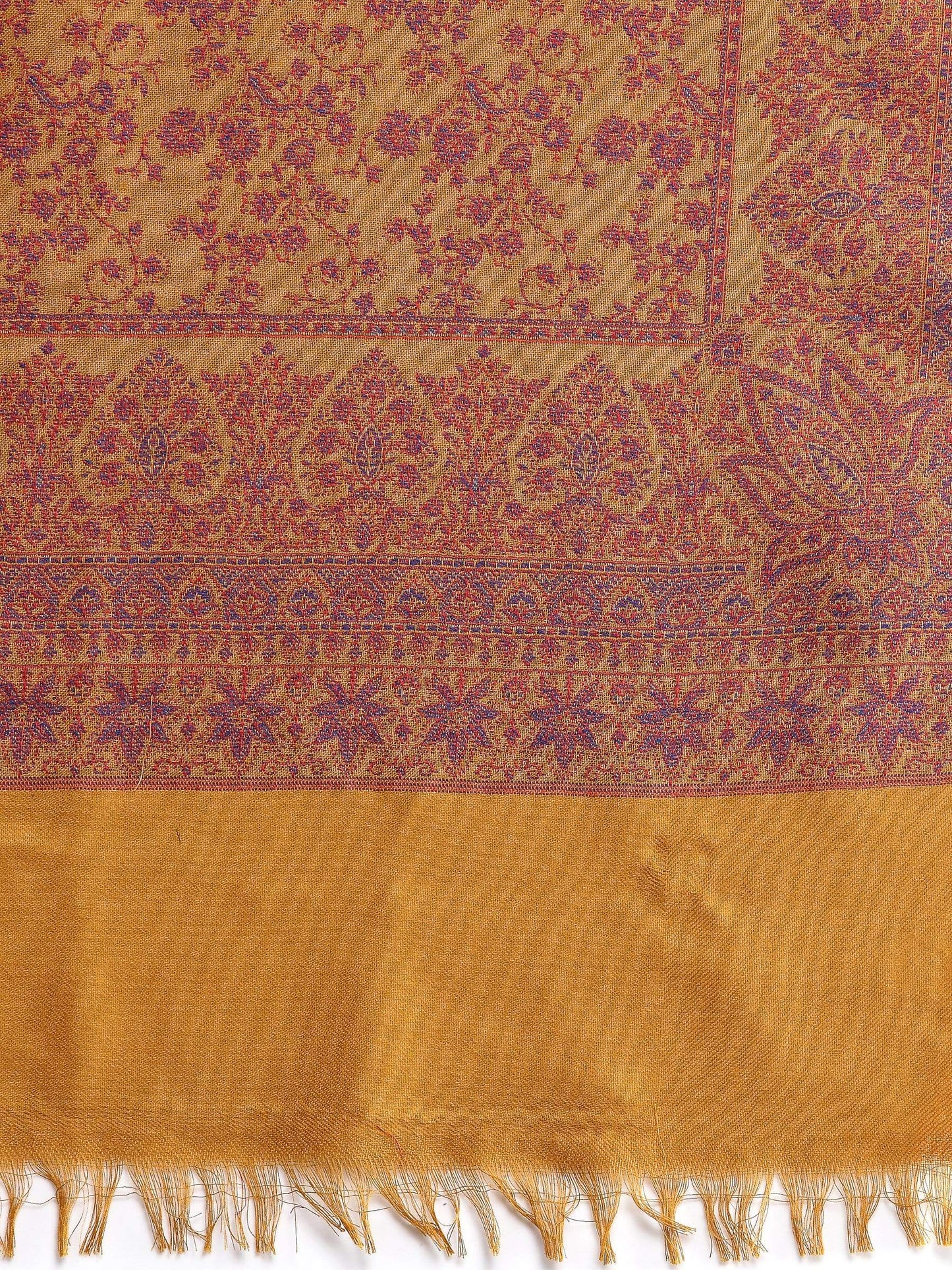 Pashtush India 100x200 Pashtush Women's Kashmiri Shawl, Faux Pashmina Design
