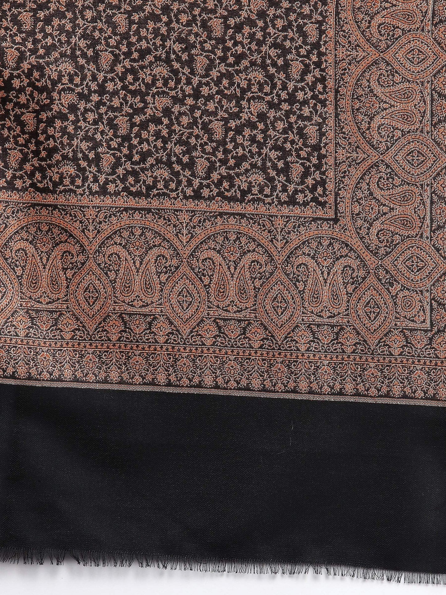 Pashtush India 100x200 Pashtush Women's Kashmiri Shawl, Faux Pashmina Design