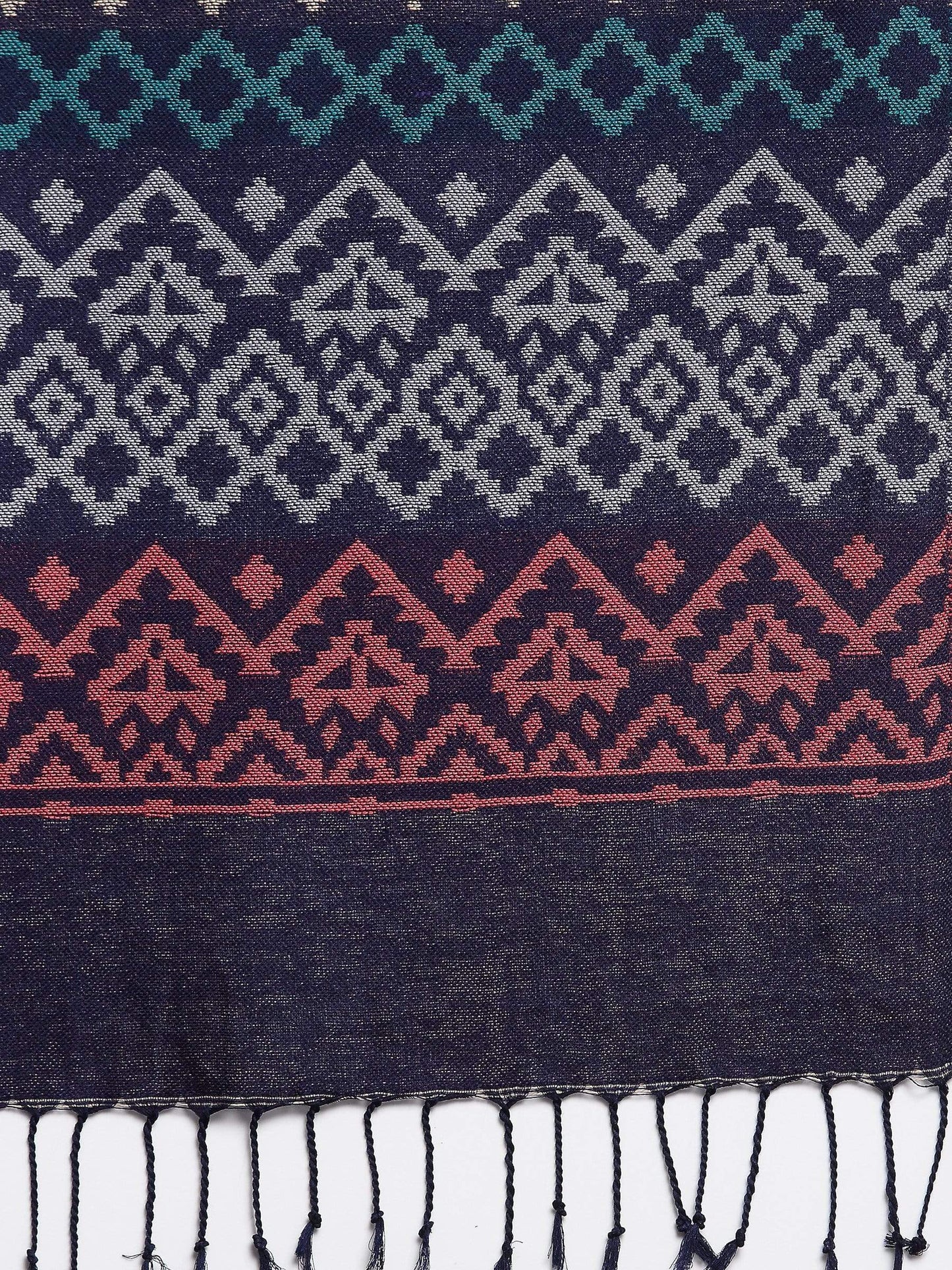 Pashtush India 70x200 Pashtush Women's Kullu Design, Soft Bamboo Scarf, Casual Shawls, Stoles, Wraps, Aztec Collection (soft Bamboo)