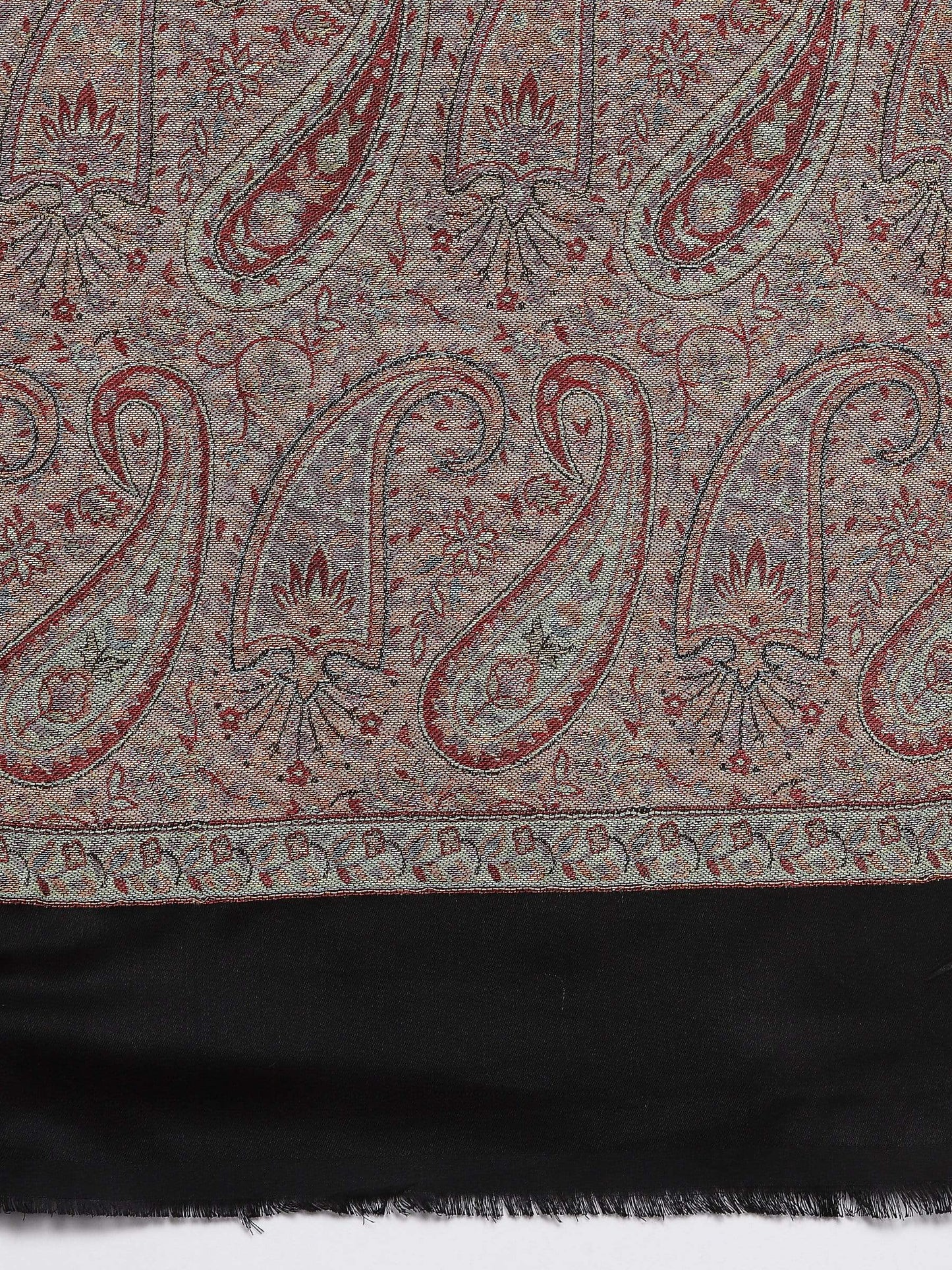 Pashtush India 70x200 Pashtush Women's Paisley Design, Soft Bamboo Scarf, Multi Coloured