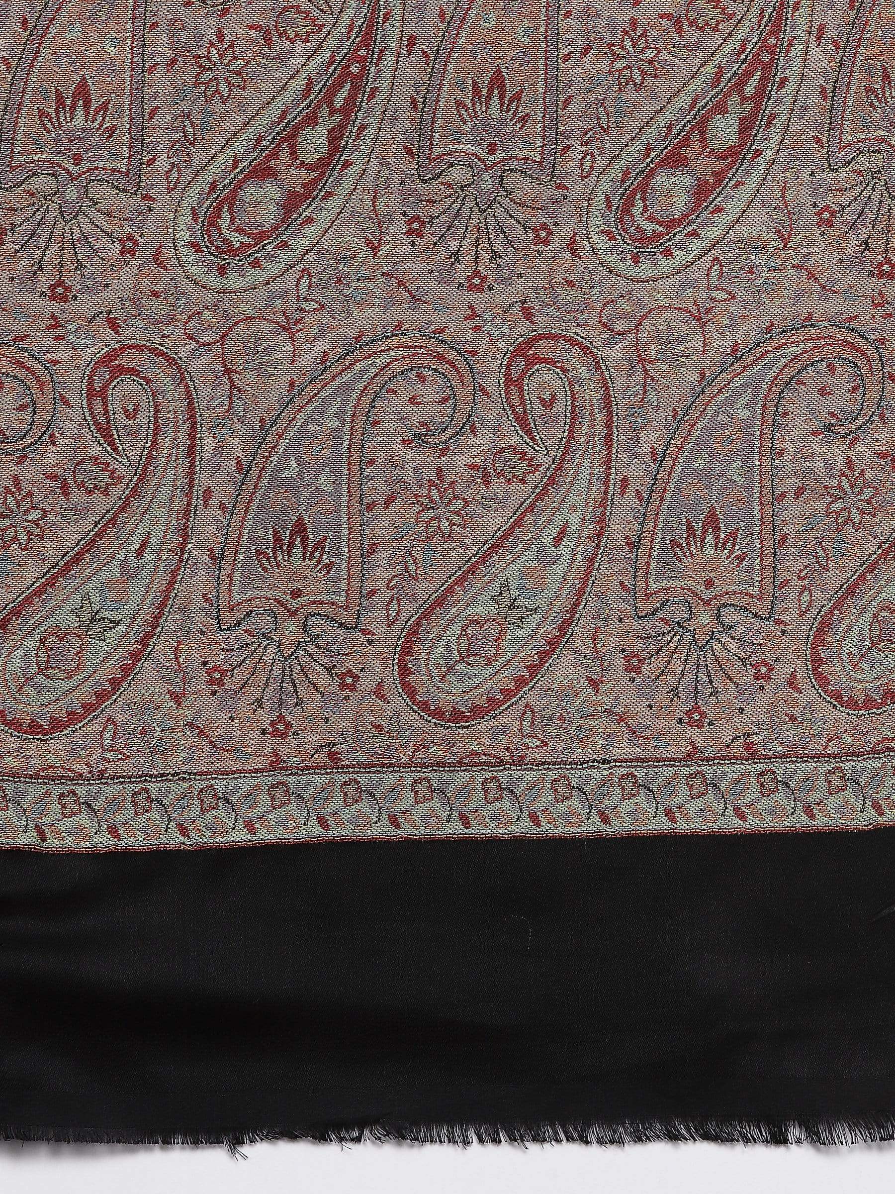 Pashtush India 70x200 Pashtush Women's Paisley Design, Soft Bamboo Scarf, Multi Coloured