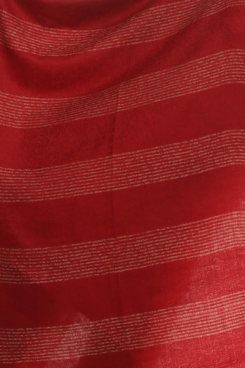 Pashtush Store Stole Pashtush Women's Reversible Blended Fine Wool Stole - Scarlet Red