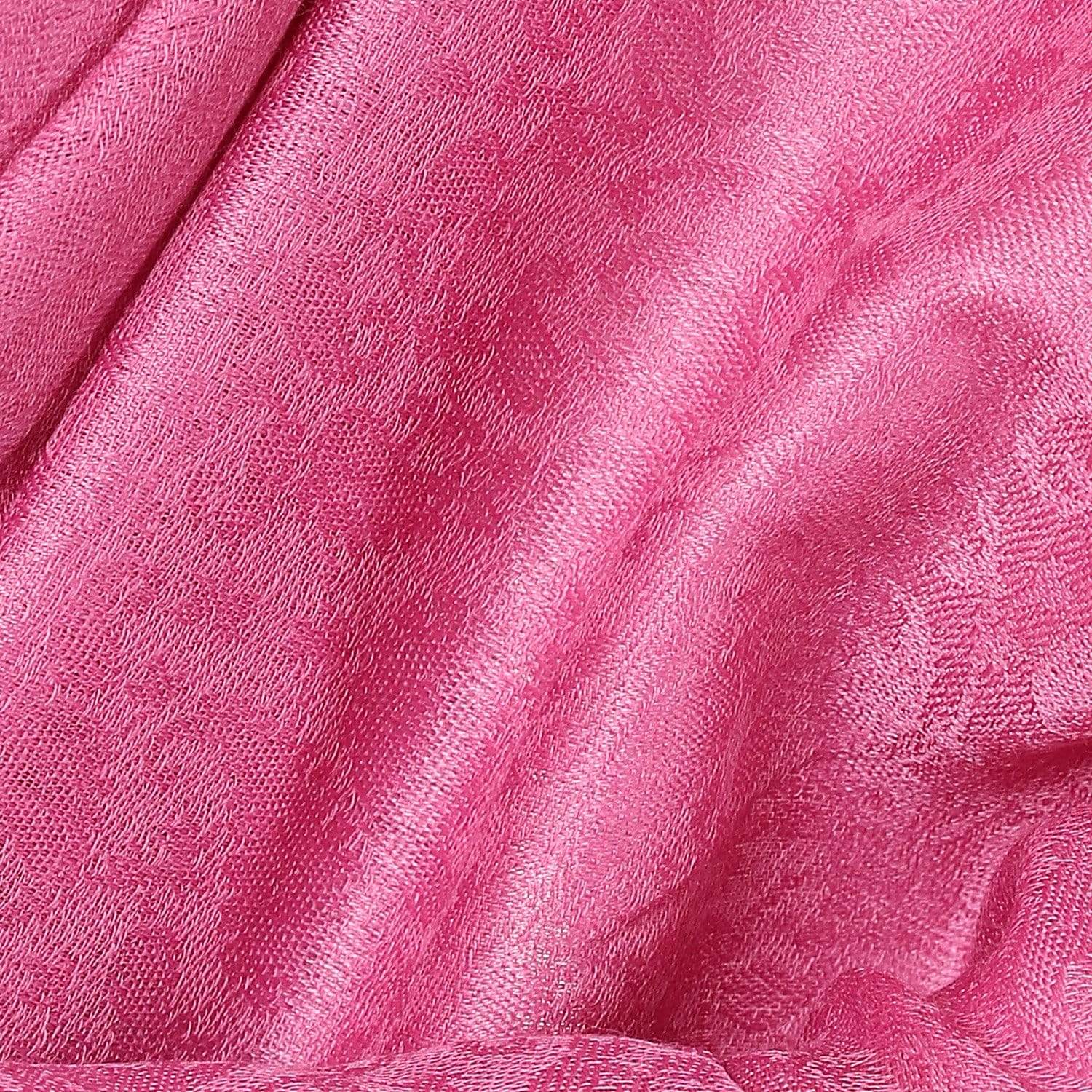 Pashtush Store Shawl Pashtush Women's Self Design, Soft Wool Shawl, Pink