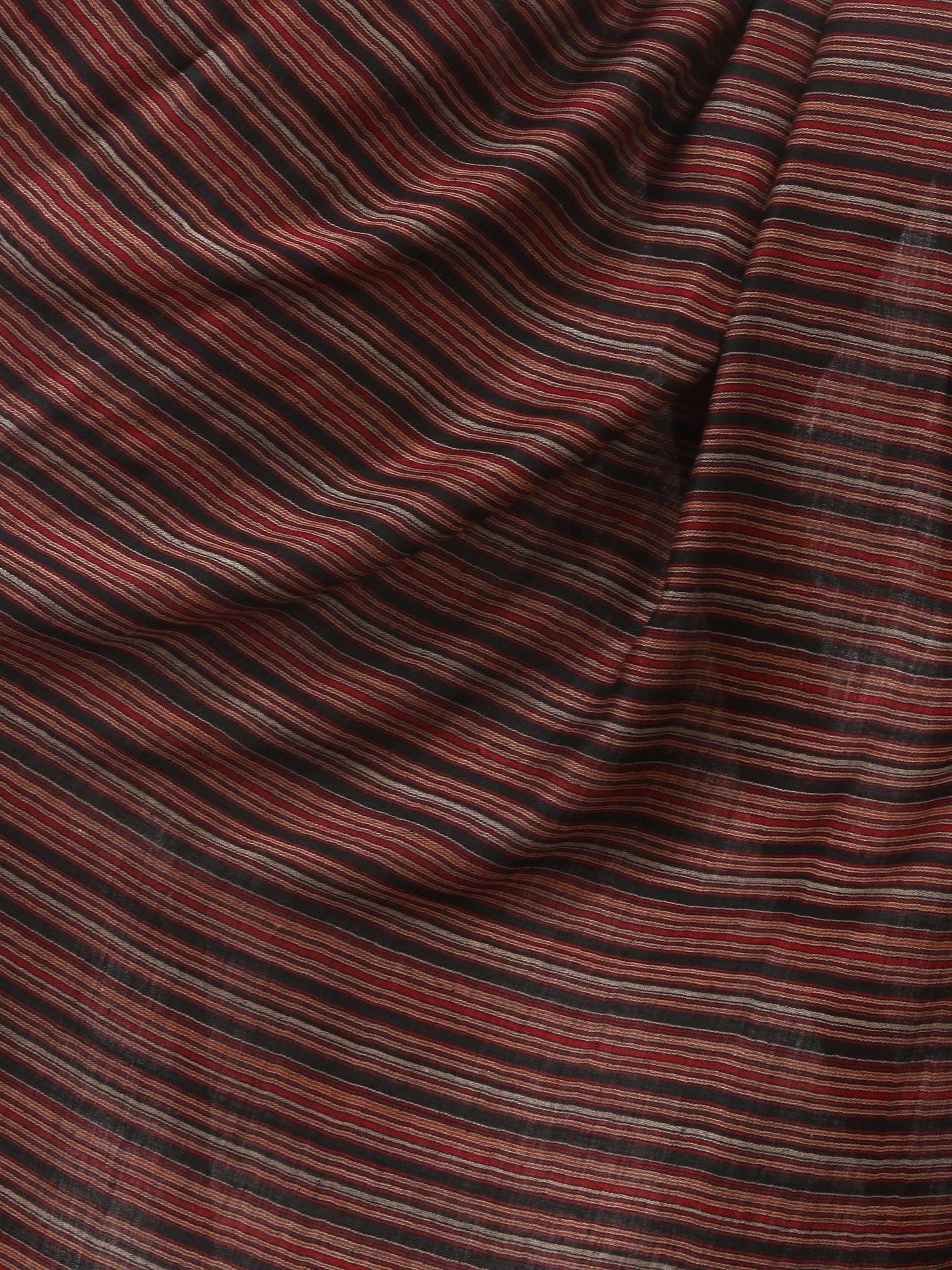 Pashtush India 100x200 Pashtush Women's Shawl, Fine Wool, Striped Design, Faux Pashmina, Soft and Warm, Black