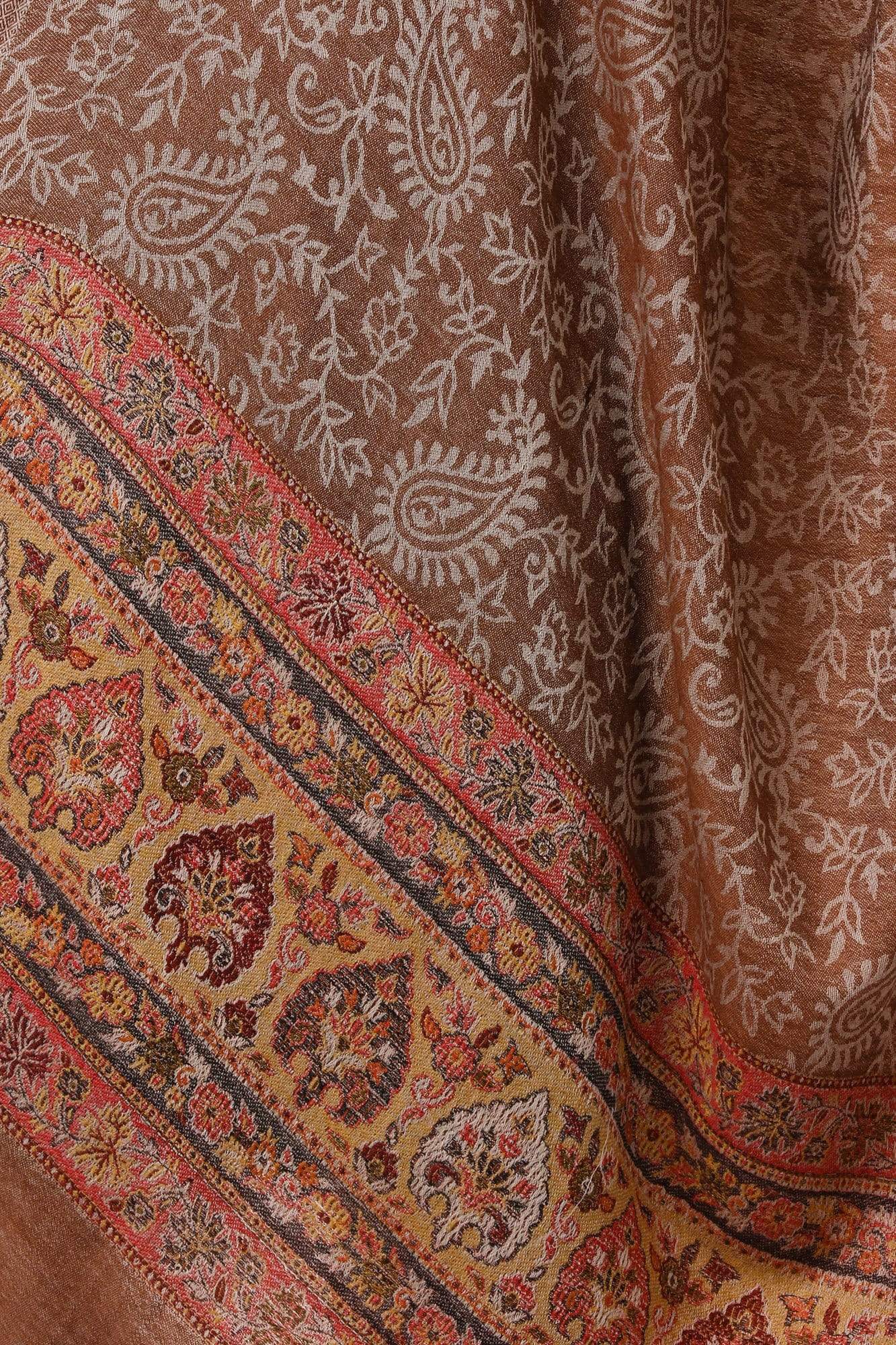 Pashtush India 70x200 Pashtush Women's Silk-Wool, Soft Reversible Stole