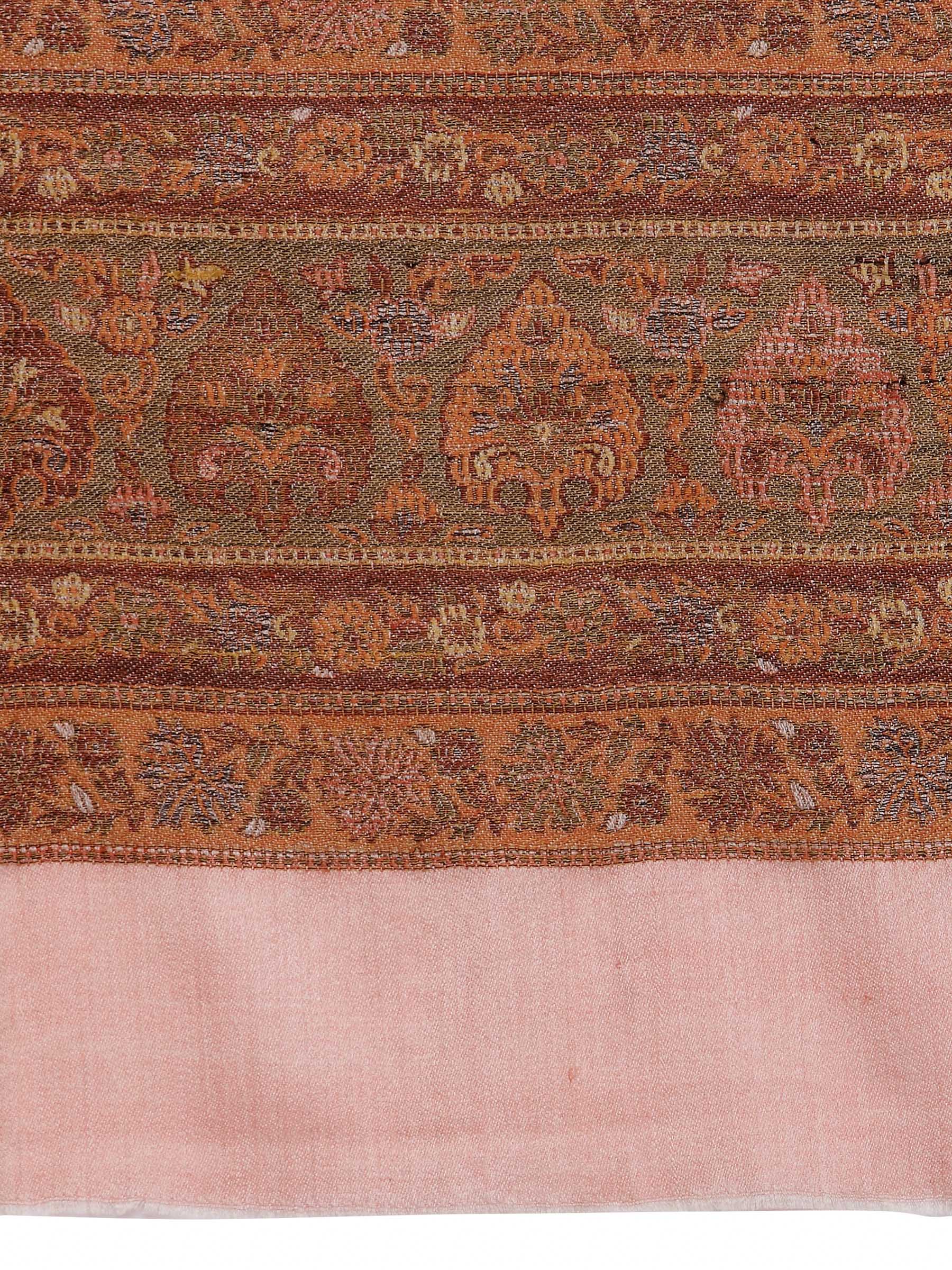 Pashtush India 70x200 Pashtush Women's Silk-Wool, Soft Reversible Stole