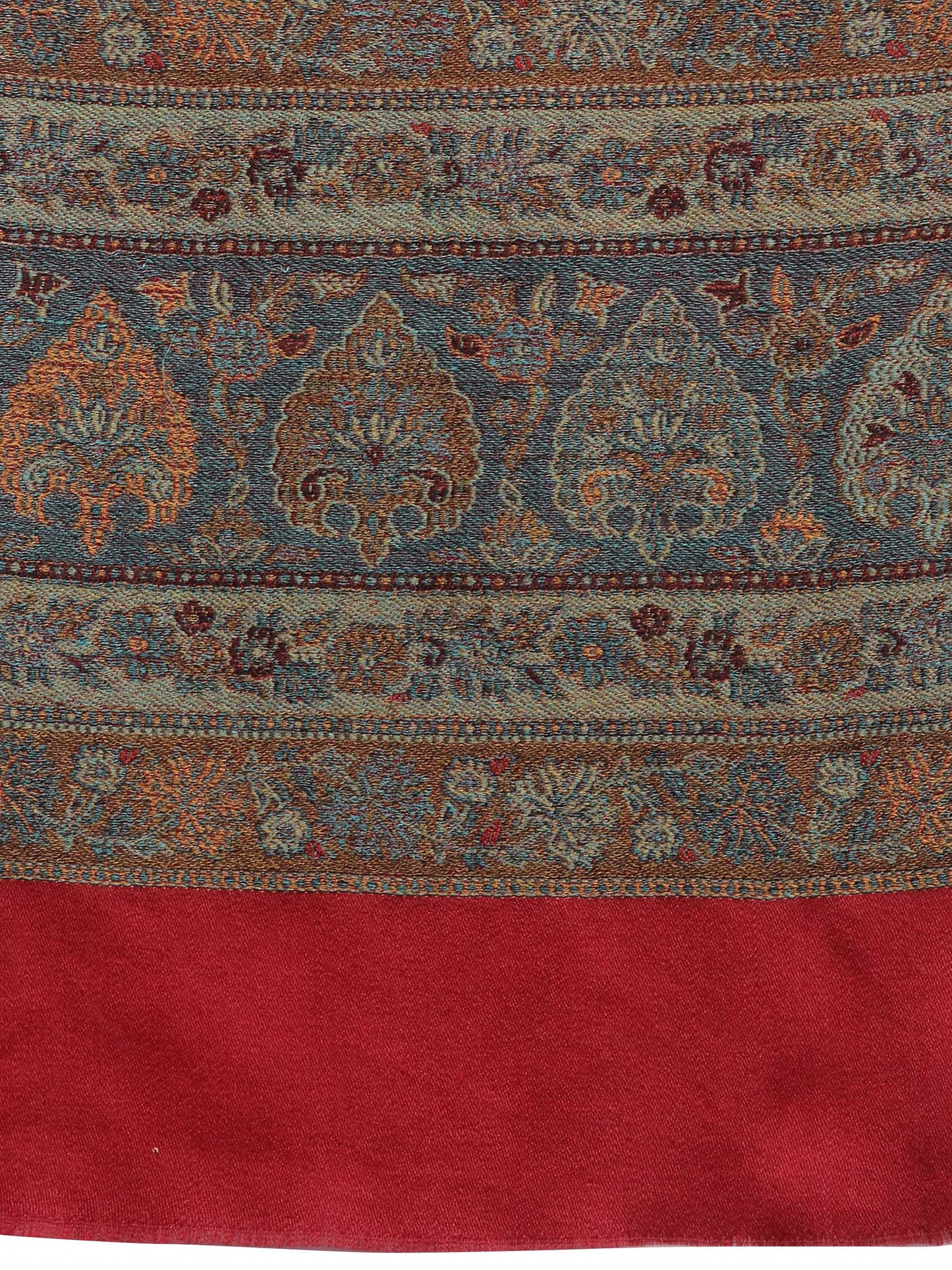 Pashtush India 70x200 Pashtush Women's Silk-Wool, Soft Reversible Stole